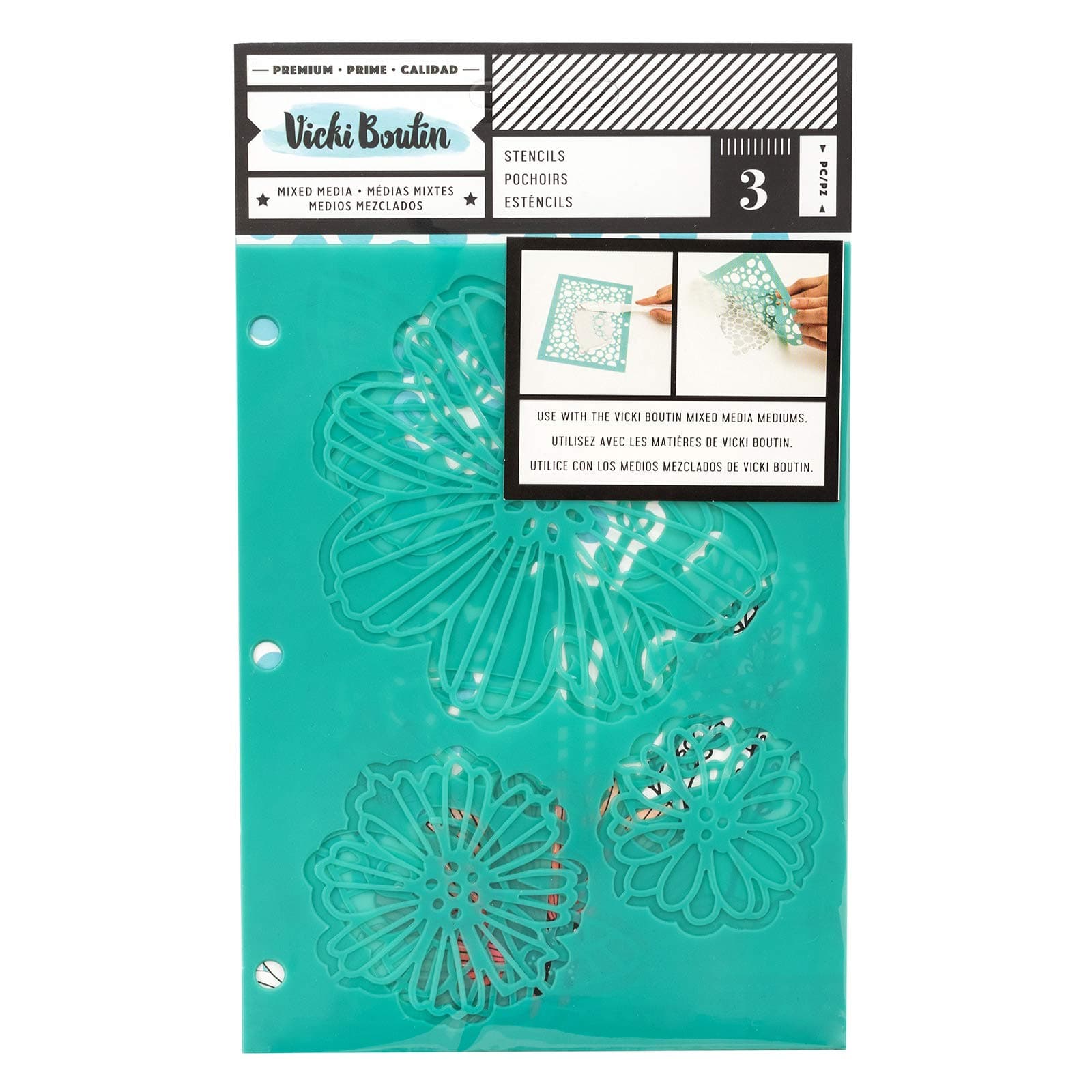 Vicki Boutin Flutter Stencil, Multi