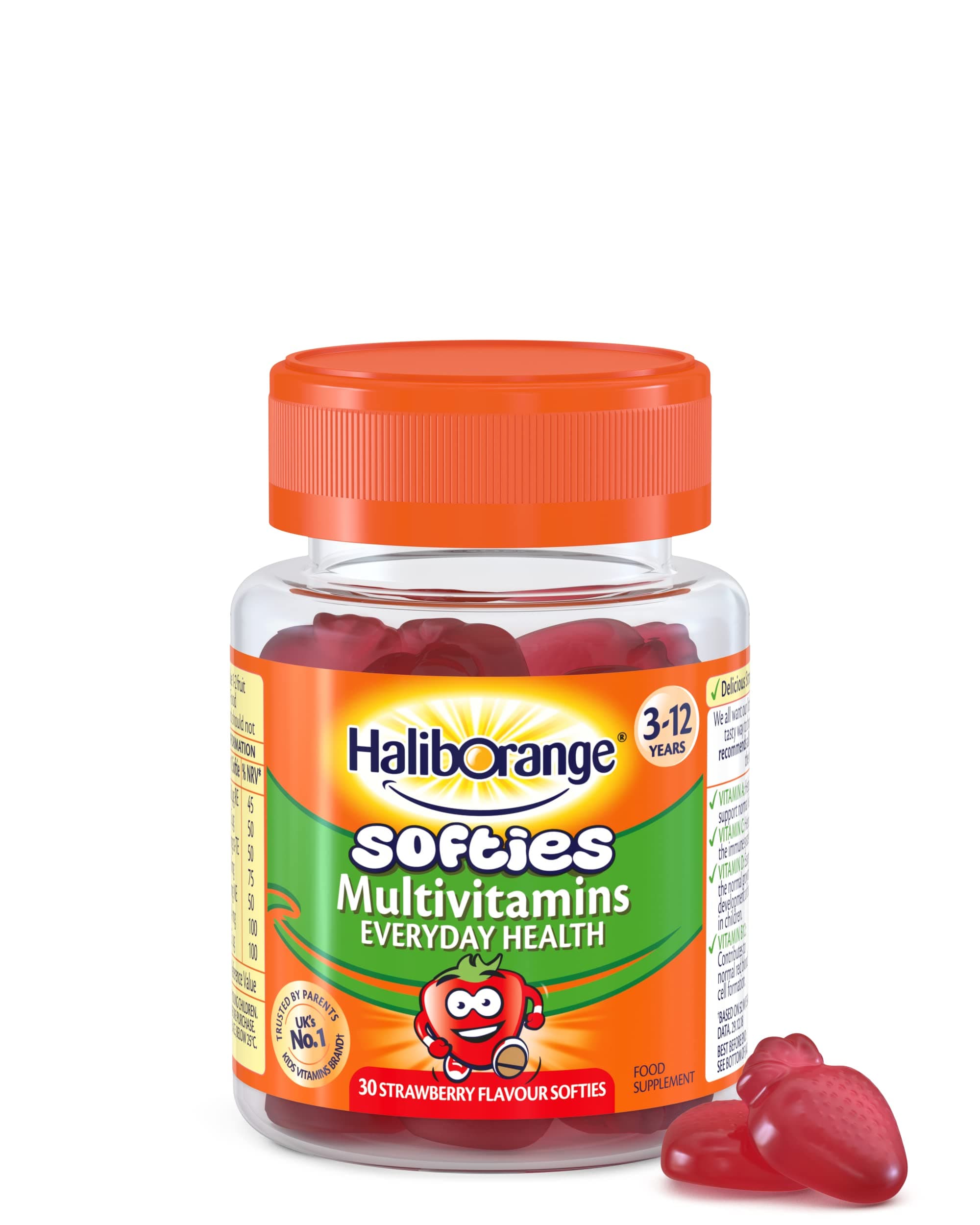 Haliborange Strawberry Multivitamin Fruit Softies