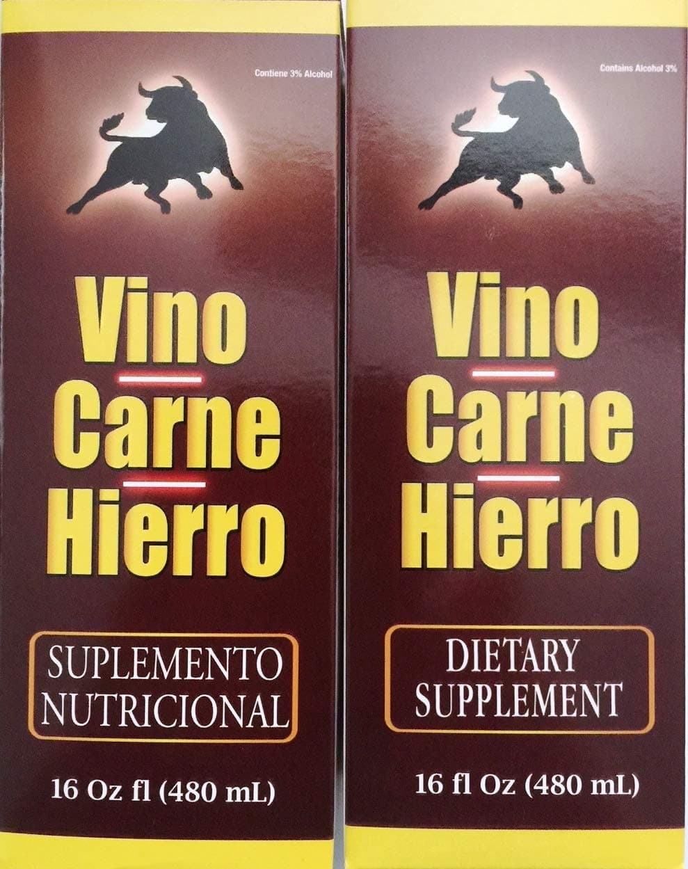 Carne Hierro 16 Fl oz. 2-Pack