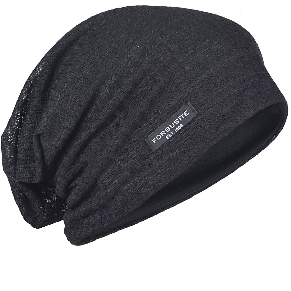 Men Distressed Thin Slouch Beanie Hat Skull Cap for Summer