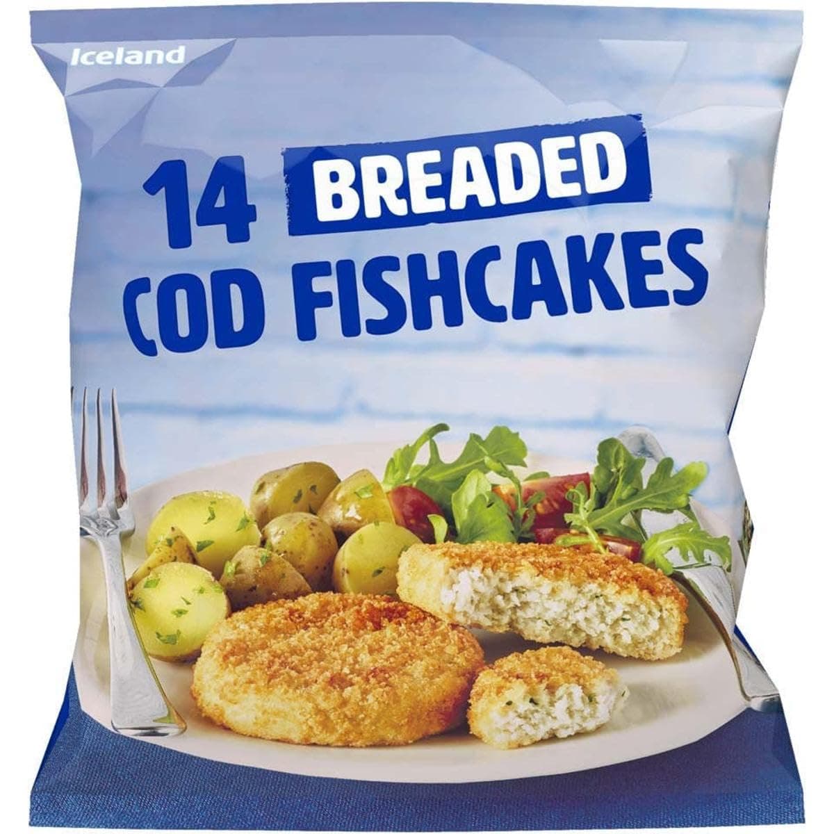 Iceland Breaded Cod Fish Cakes 700g (Frozen)