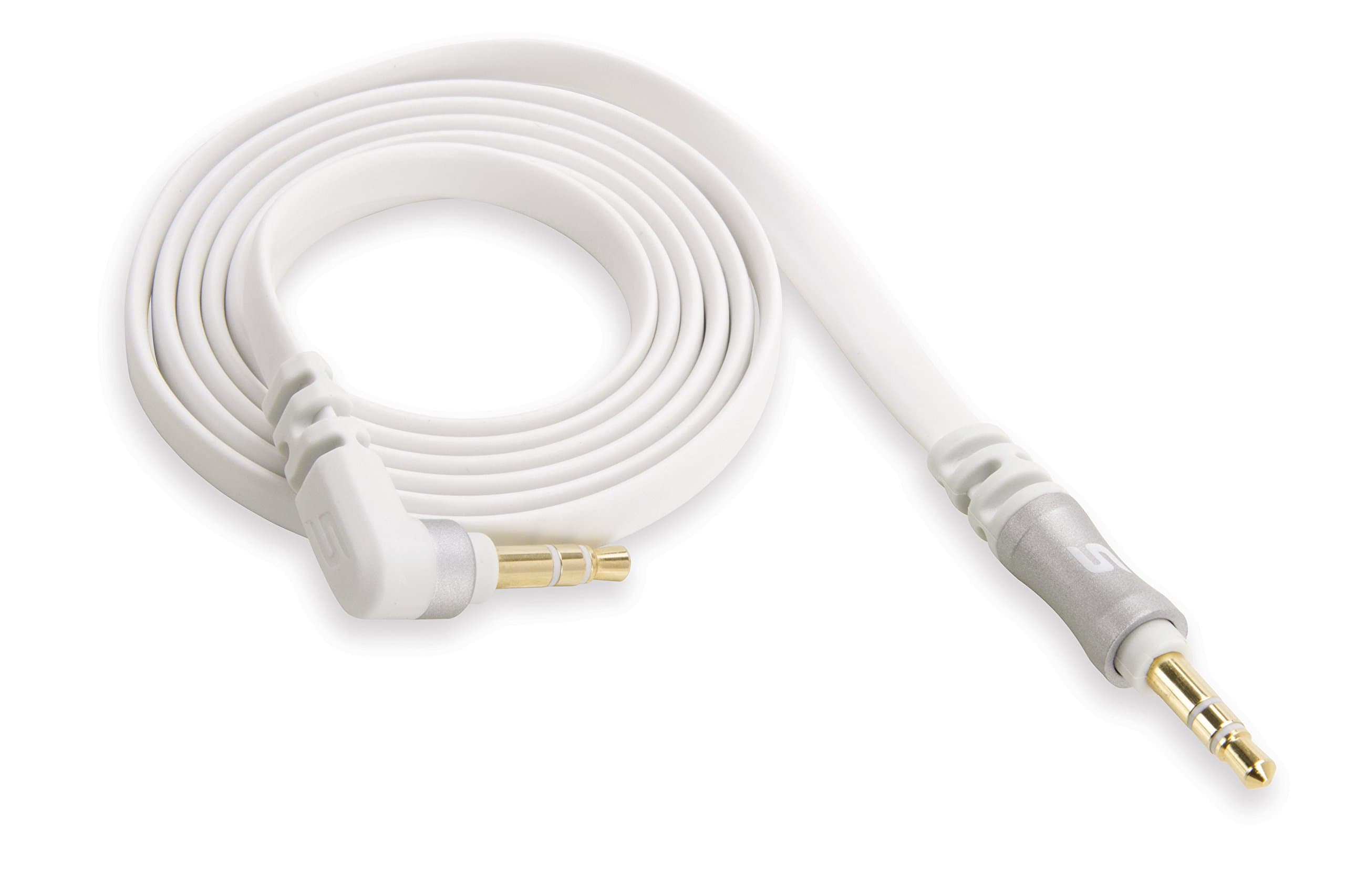 ScoscheFlat-out - Tangle Free 3 ft. Aux Cable - White