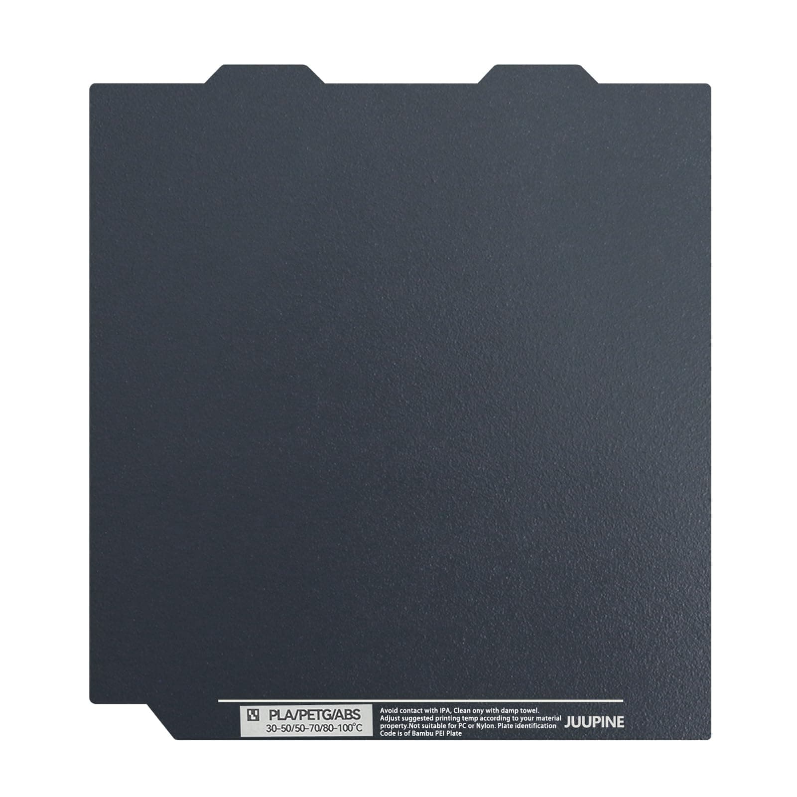 Upgraded Pro Frostbite Build Plate (Not PEI Sheet) for Bambu Lab A1 Mini, Room Temp Cold Printing,Flexible Double-Sided Textured Spring Steel Sheet,184x184mm Bambu Lab A1 Mini Build Plate.