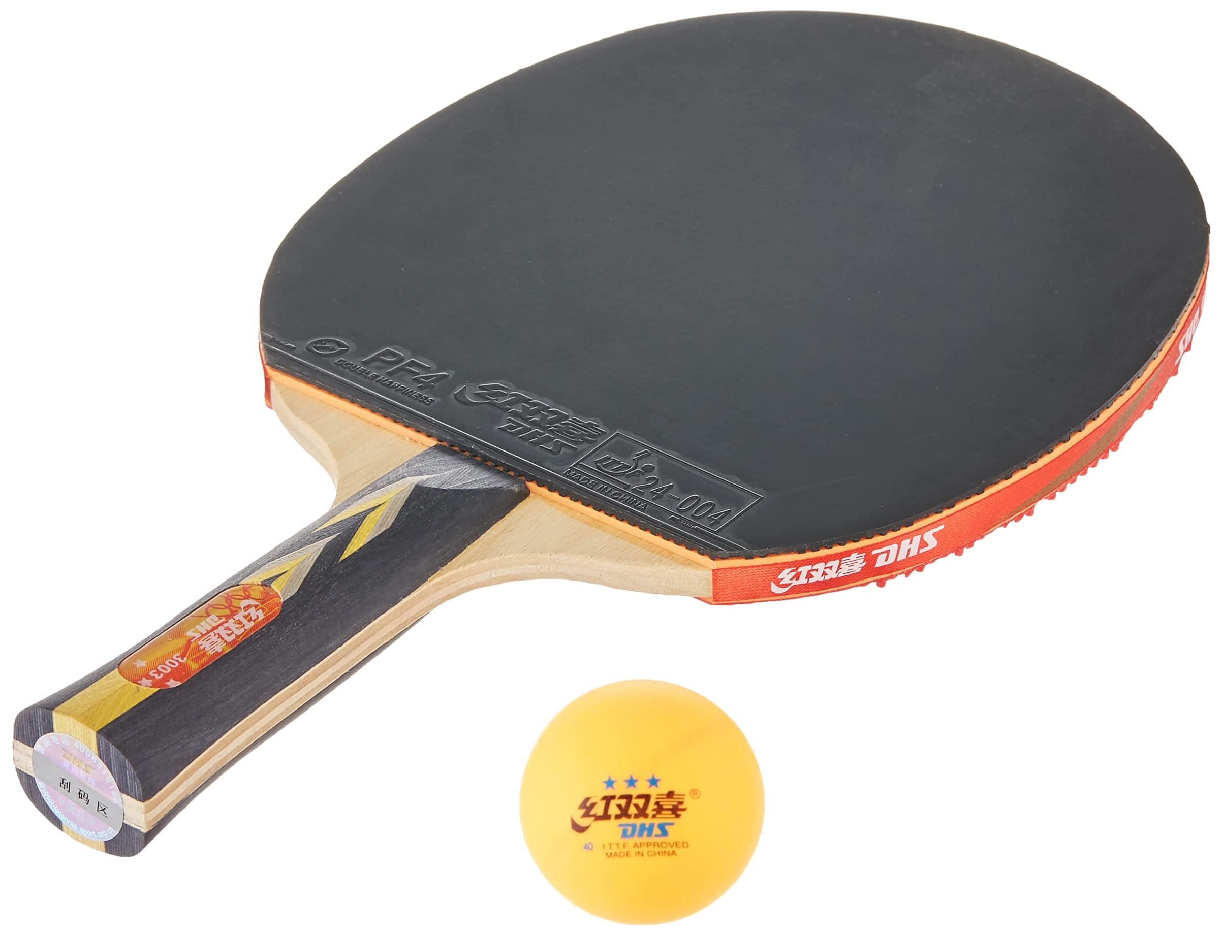 TT BAT A3003 DHS with TT Ball DHS 40MM 3 Star Orange (36 Pcs Box)