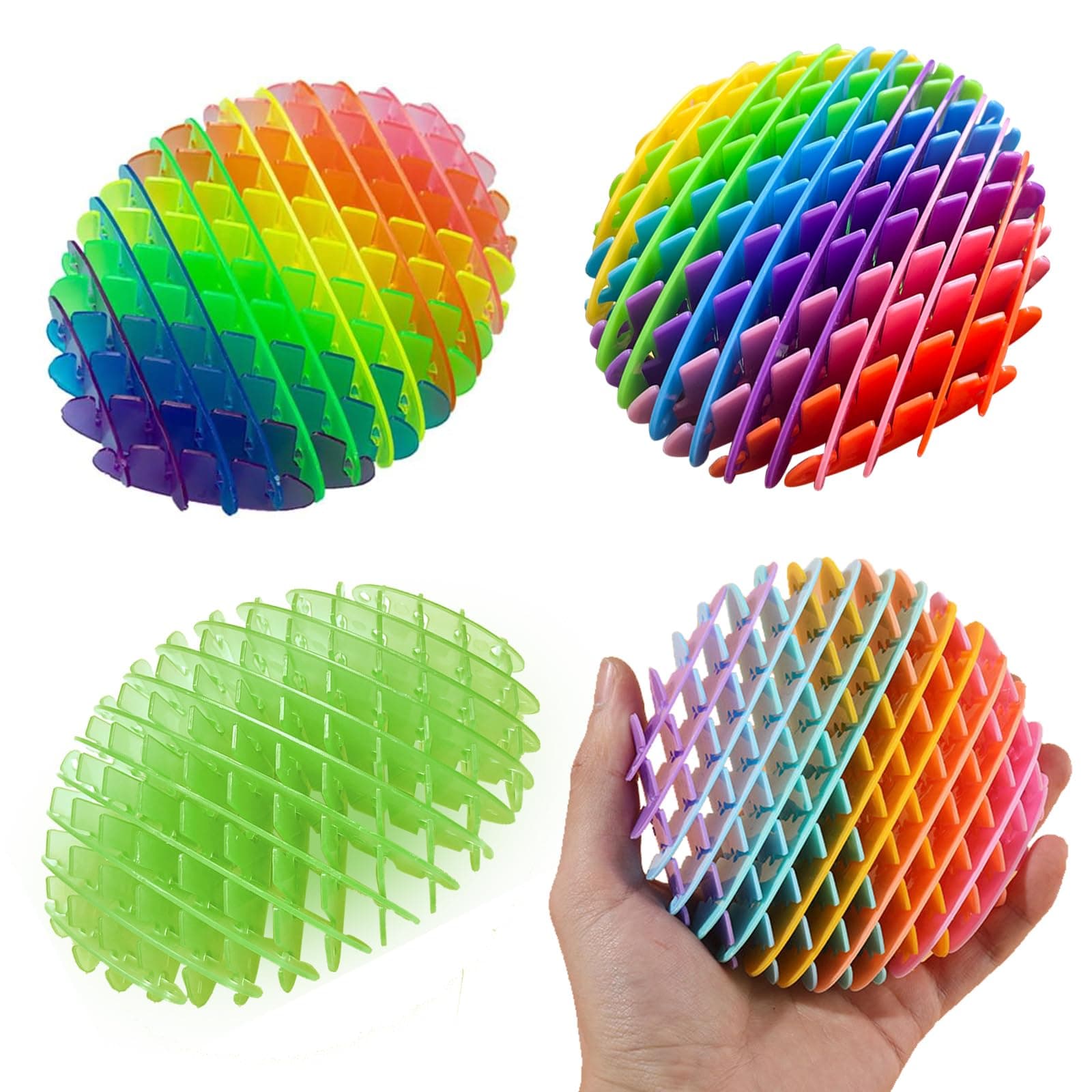 4 Pcs Fidget Worm Toy,Morph Worm, Fidget Worm,Worm Fidget Toy, Colorful Funny Pocket Fidget Toy, Resistance Anxiety Toy(Solid Color, Transparent Color, Macron Color, Luminous Green)