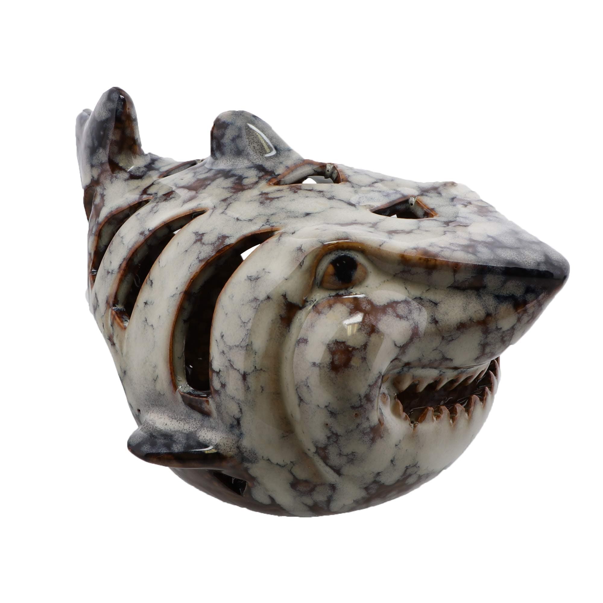 Li'ShayCeramic Shark Candle Holder
