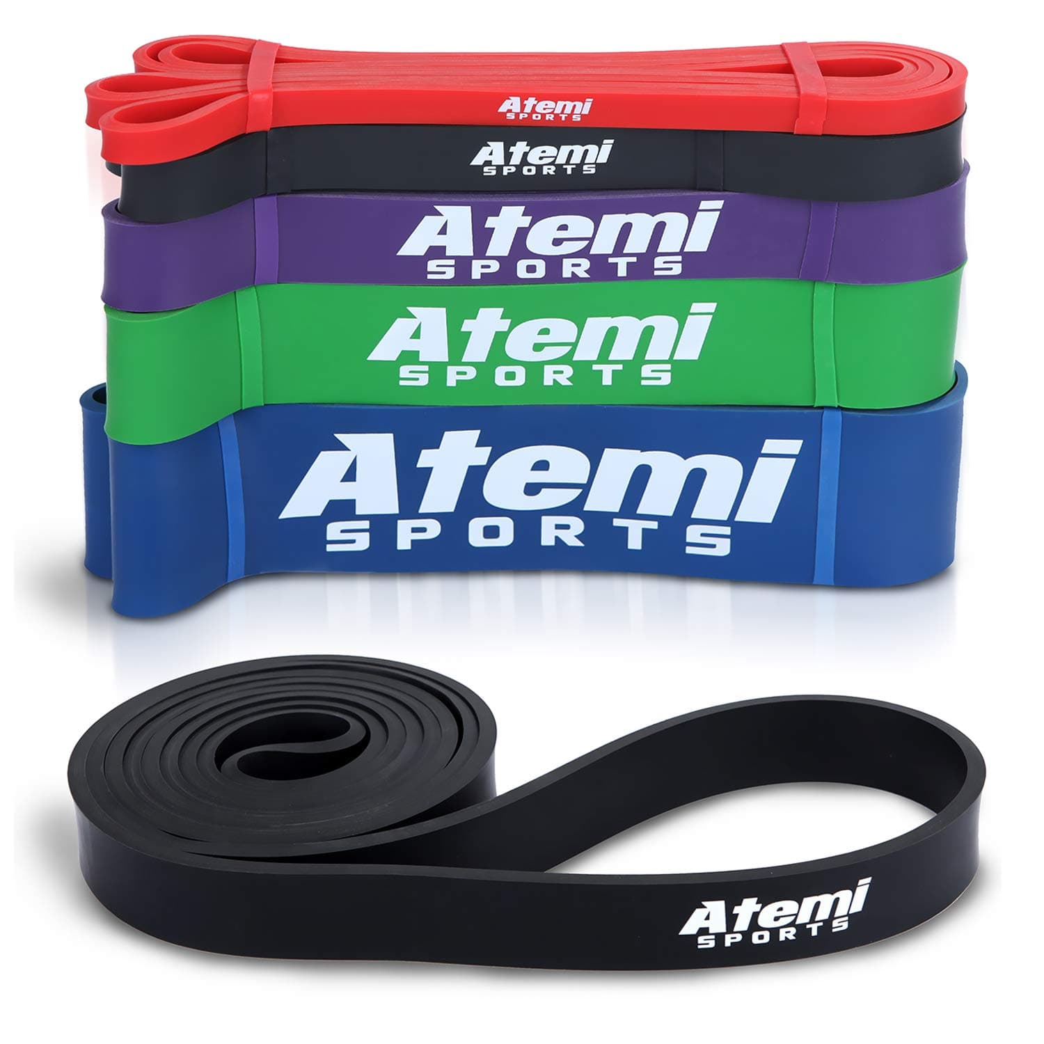 Resistance Pull Up Bands | Exercise Loop Band for Men or Women | Long Resistance Bands for Strength Training, Fitness, Stretching & CrossFit