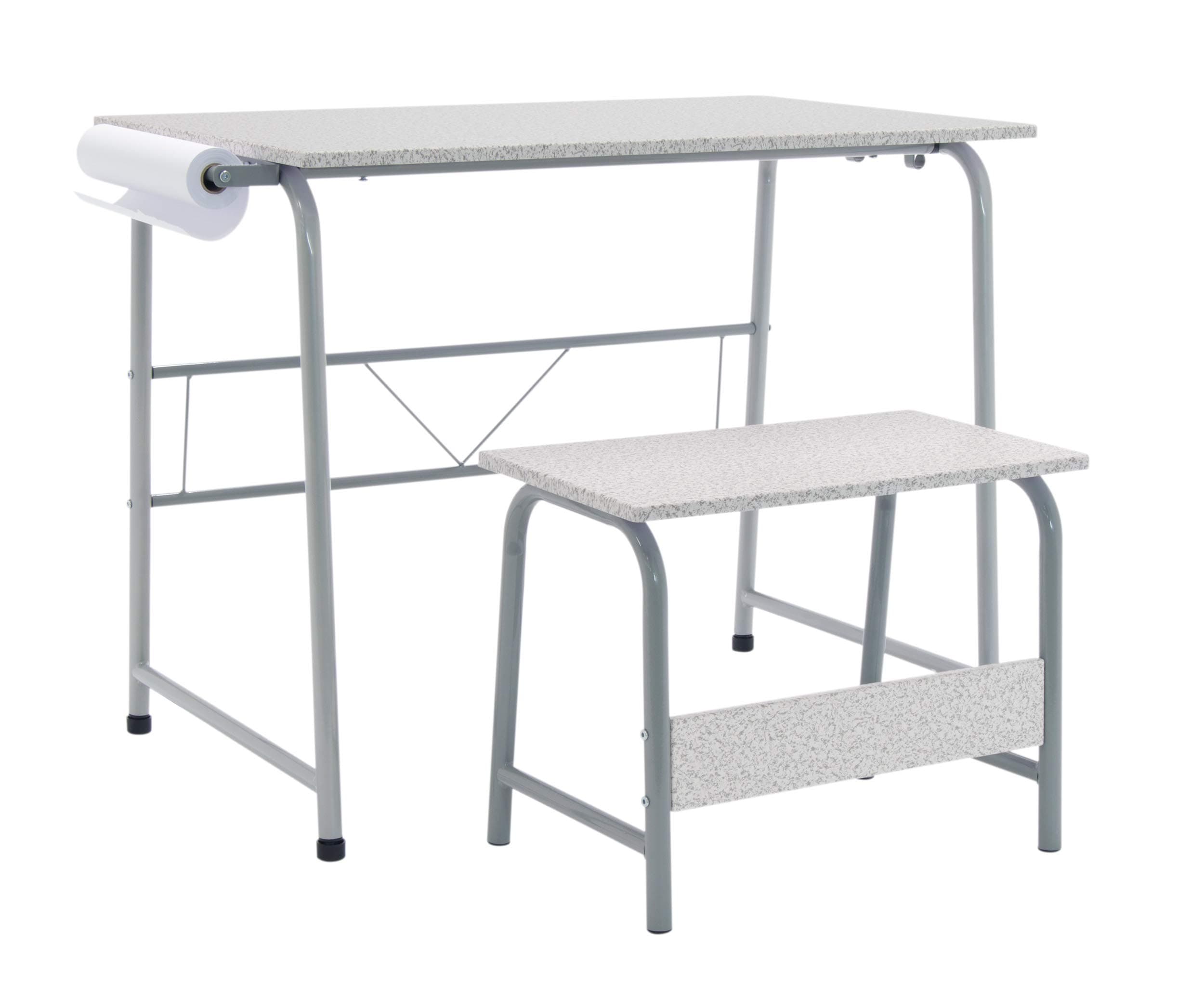 SD STUDIO DESIGNSProject Center, 55128 Craft Table Play Desk with Bench, Gray