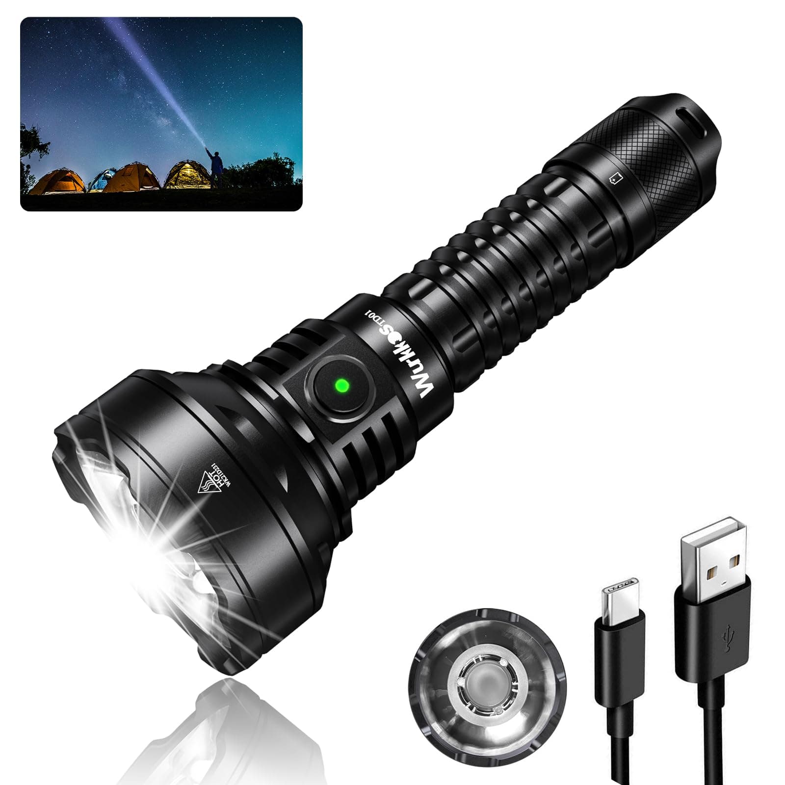 Wurkkos TD01 Tactical Flashlight