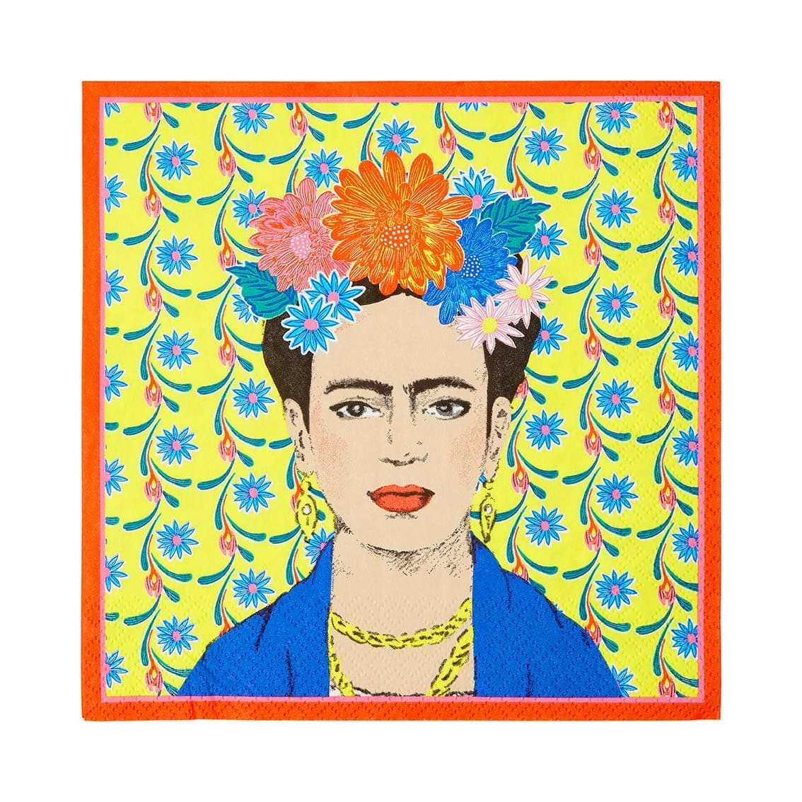 Talking Tables Boho Frida Kahlo Napkin