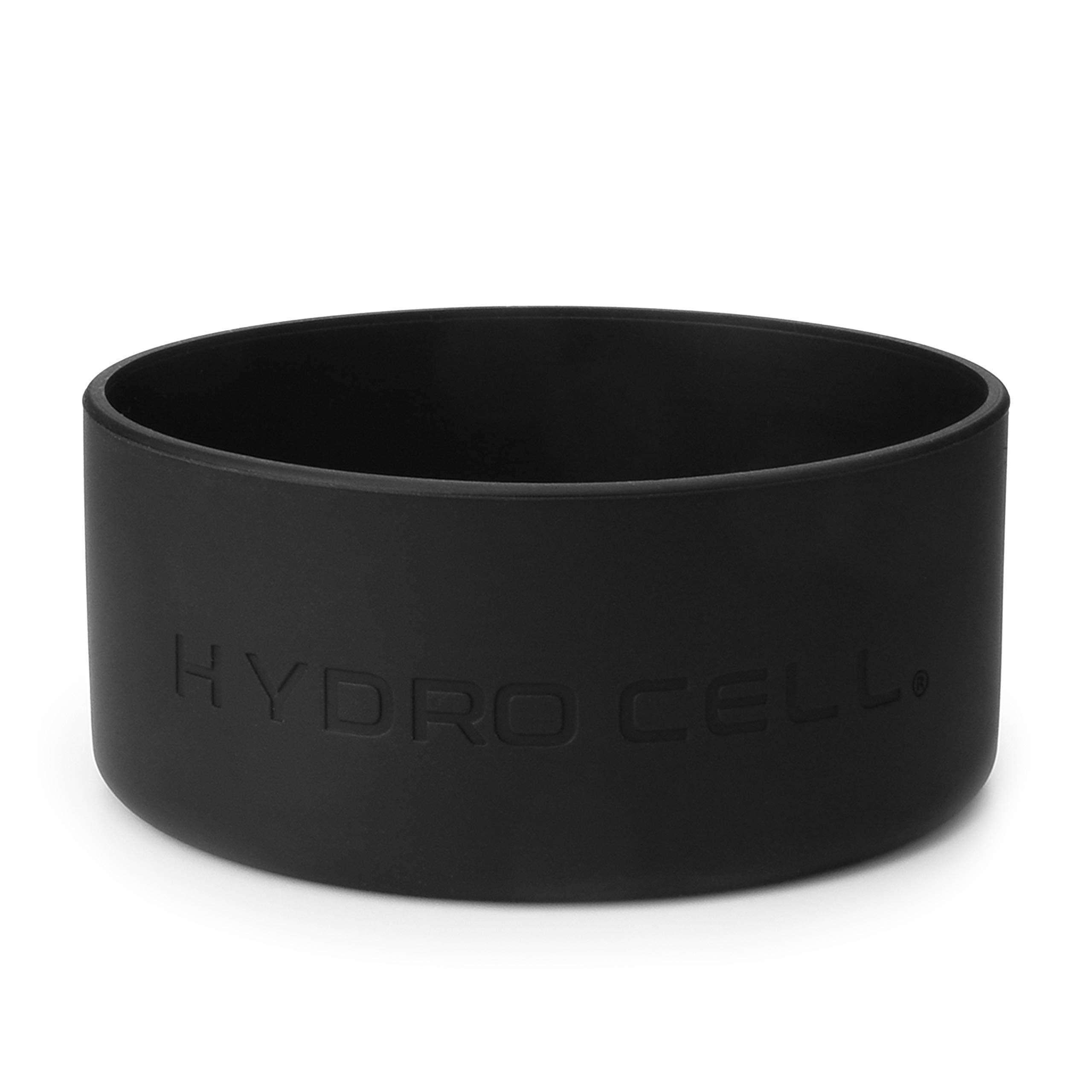 HYDRO CELLProtective Silicone Bottom Boot for 40oz, 32oz, 24oz, 18oz Stainless Steel Insulated Water Bottles, Anti-Slip Sleeve Cover (Black 24/14oz)