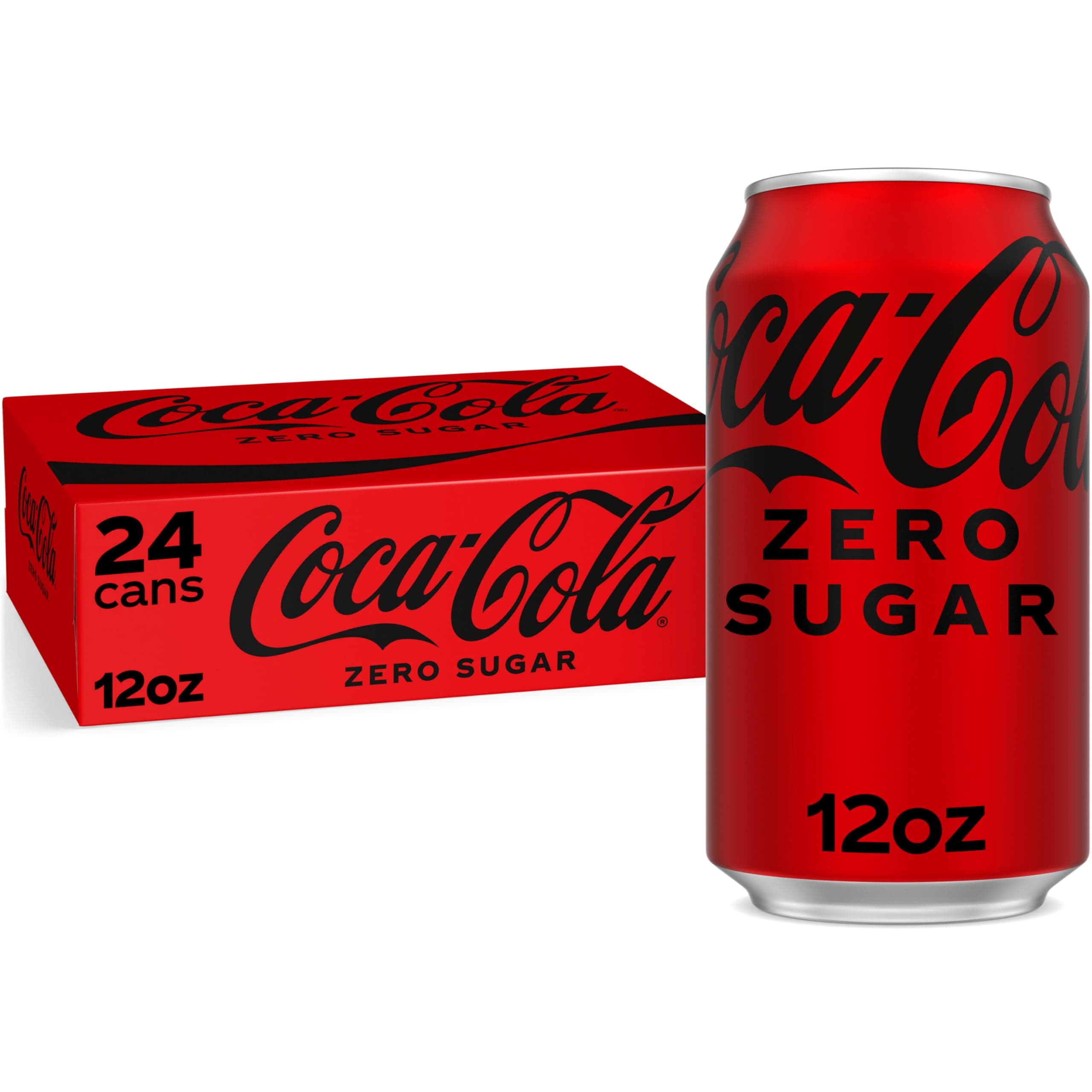 Sugar Cola Soda, 12 oz, 24 Pack (Package May Vary)