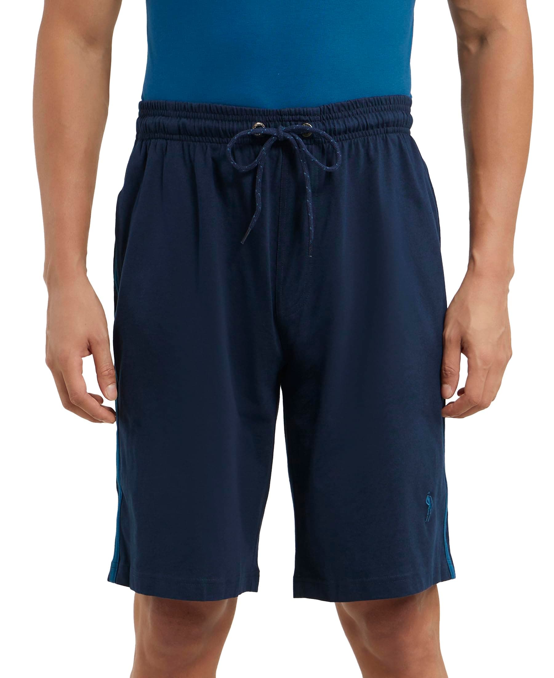Jockey 9426 Men's Super Combed Cotton Rich Regular Fit Solid Shorts with Side Pockets