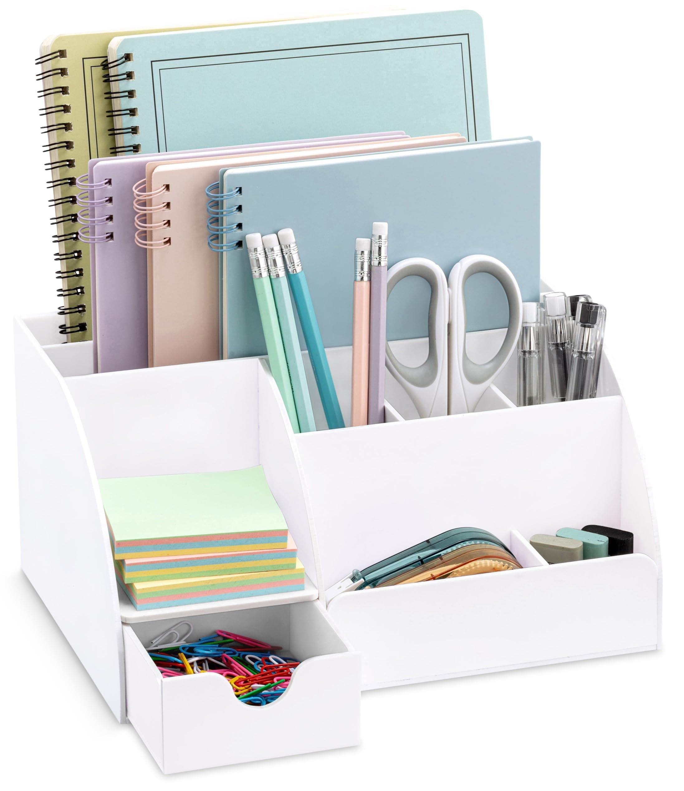 White Desk Organizer