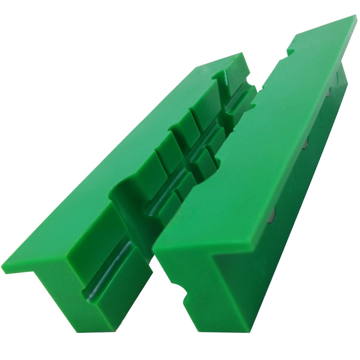 ATLIN Vise Jaws 6" - Nylon, Non Marring Soft Jaws - Multi-Purpose Design for Gunsmithing, Woodworking, Jewelry Making, Plumbing