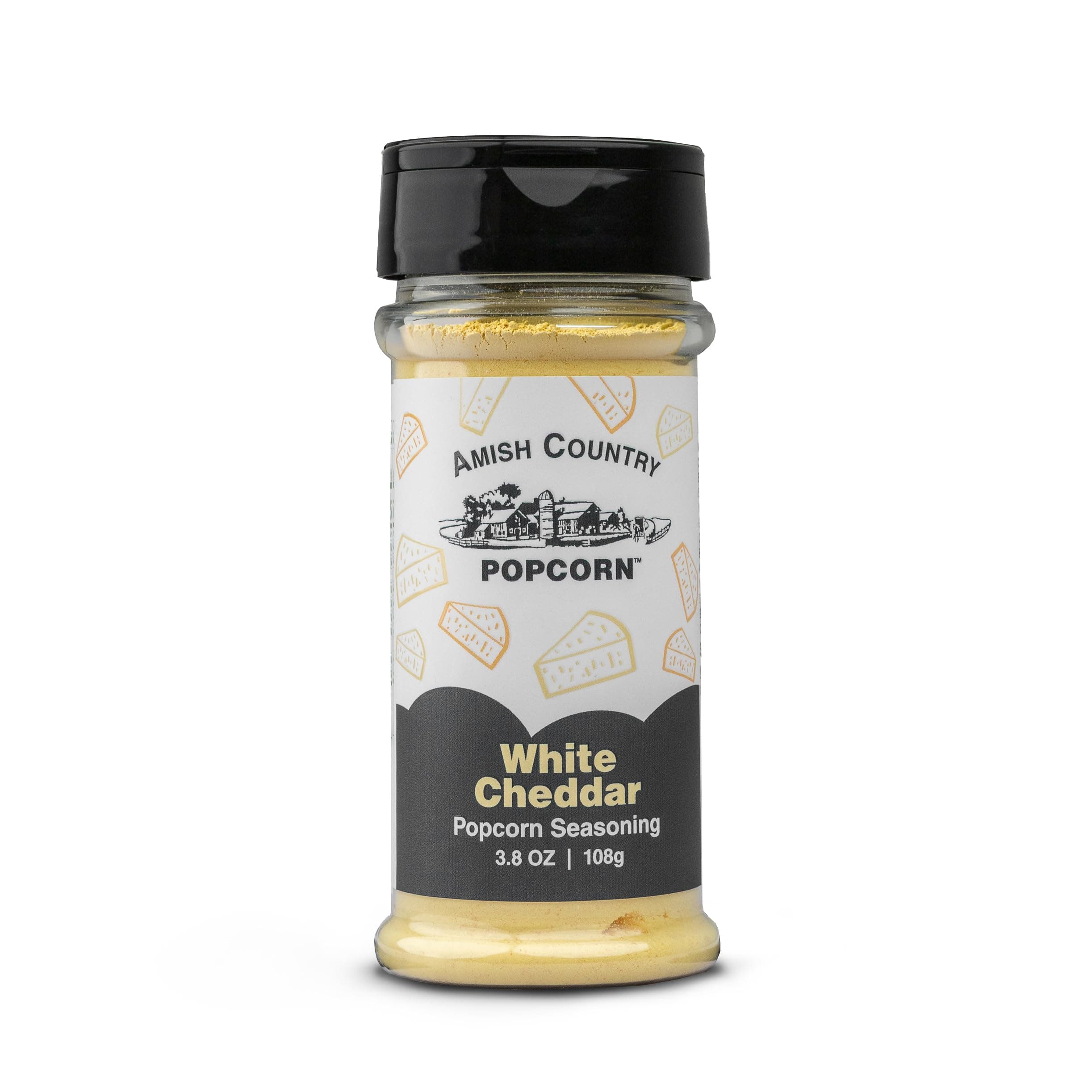 White Cheddar Cheese - 3.8 oz Popcorn Seasoning | Old Fashioned, Non-GMO