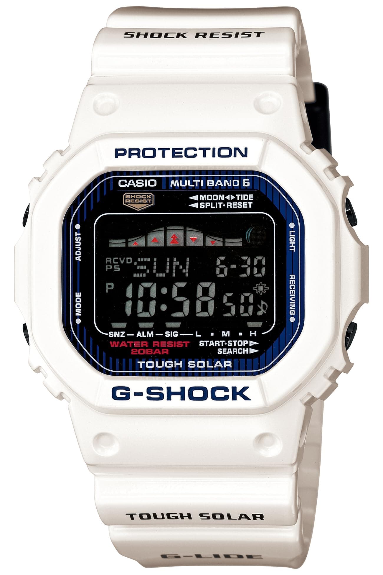 Casio G-Shock DW-5610MT-1DR Digital Dial Multi-Coloured Resin Strap Men's Watch Shock and 200M Water Resistant G1505
