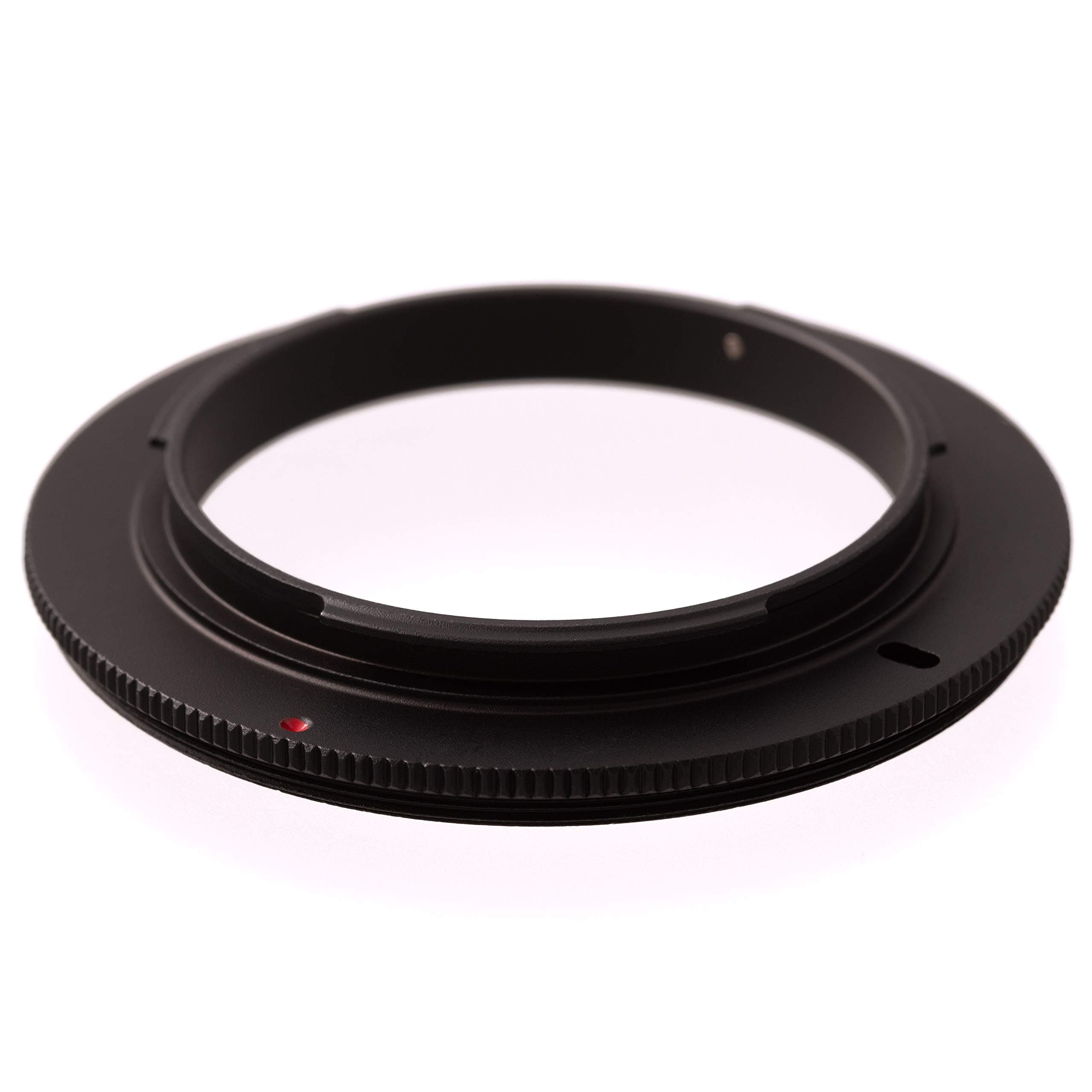 Ares Foto52mm Macro Reverse Ring. Macro Coupler. Adapter for macro photography. Compatible with Sony Alpha E-Mount a6400 a9 a7R a7 a7S a6500 a6300 a6000 a5100 a5000 a3000