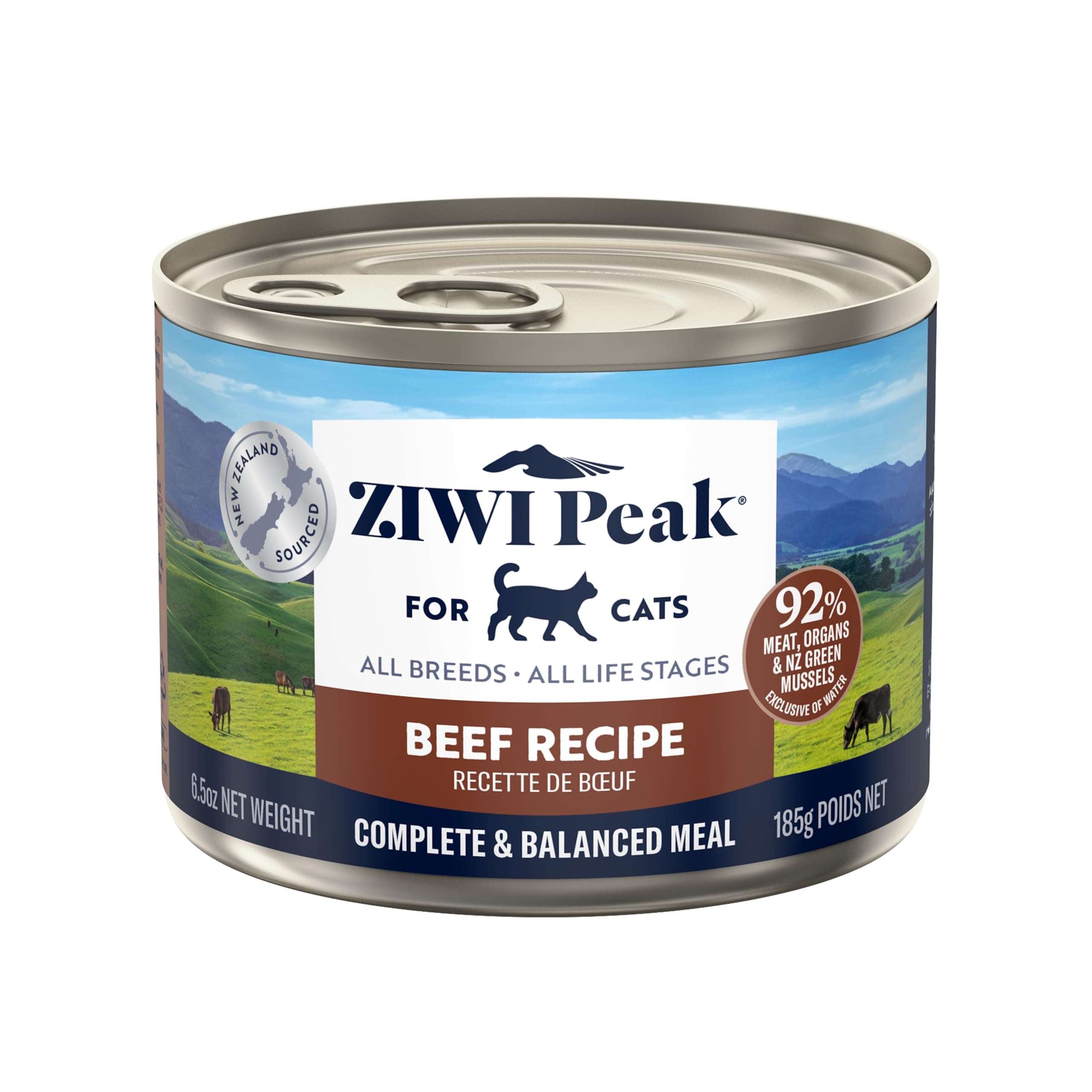Peak Canned Cat Food, Beef