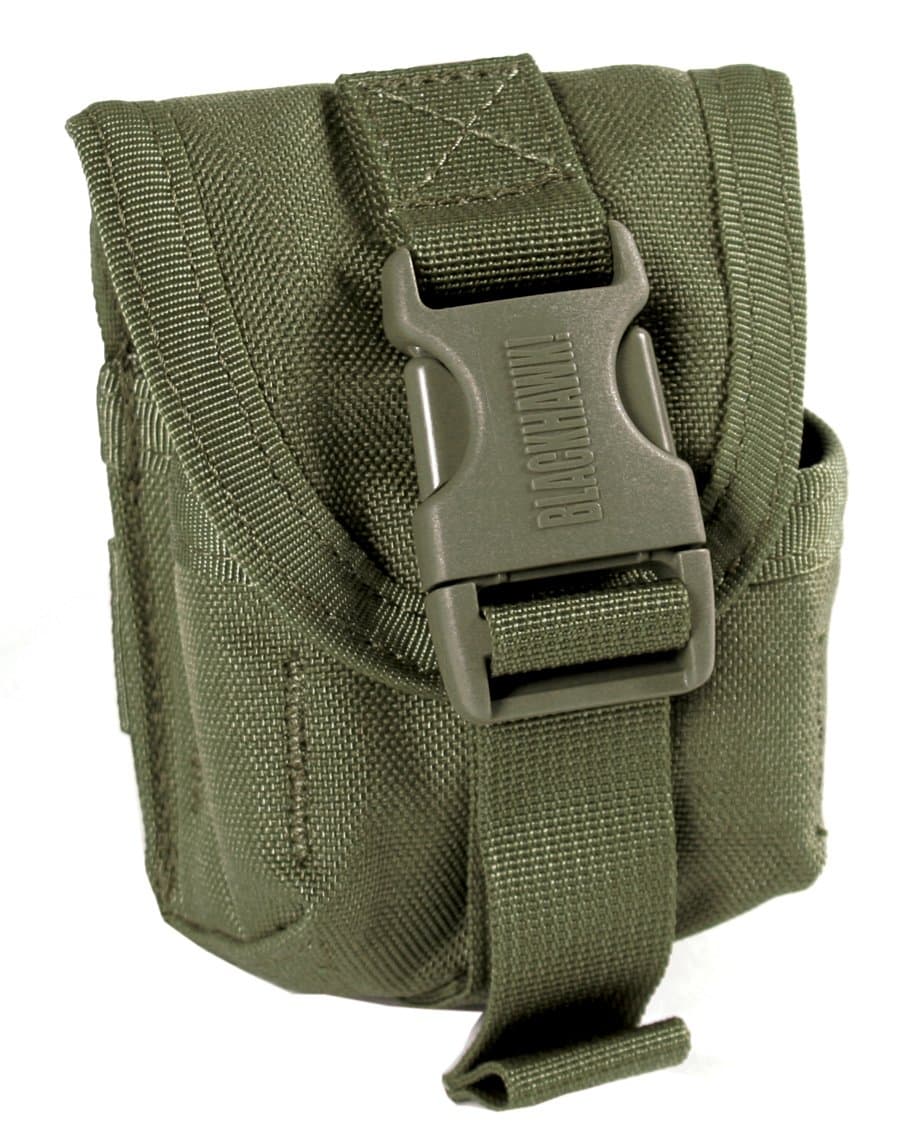 BLACKHAWK S.T.R.I.K.E. Double Frag Grenade Speed Clip Pouch, Olive Drab