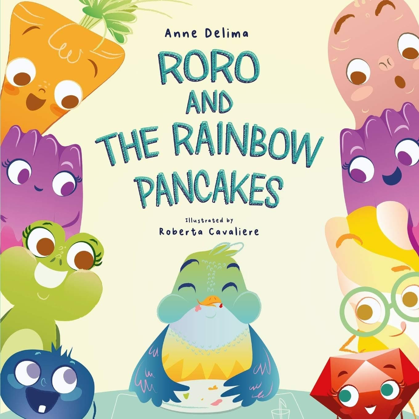 Roro and the rainbow pancakes