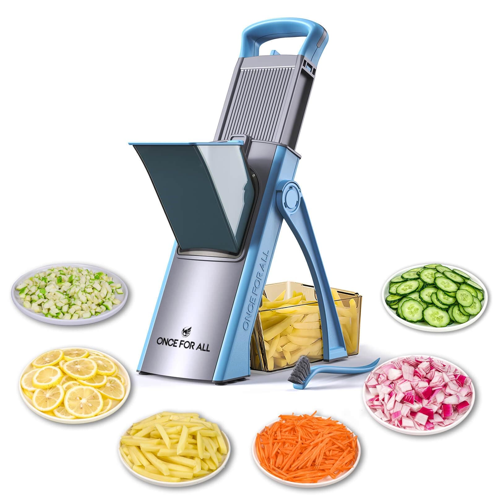 Upgraded Mandoline Slicer Blue