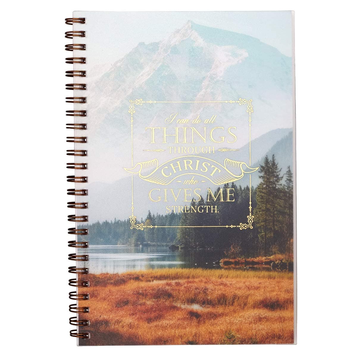 Notebook All Things Through Christ Spiral-bound – 1 Oct. 2018