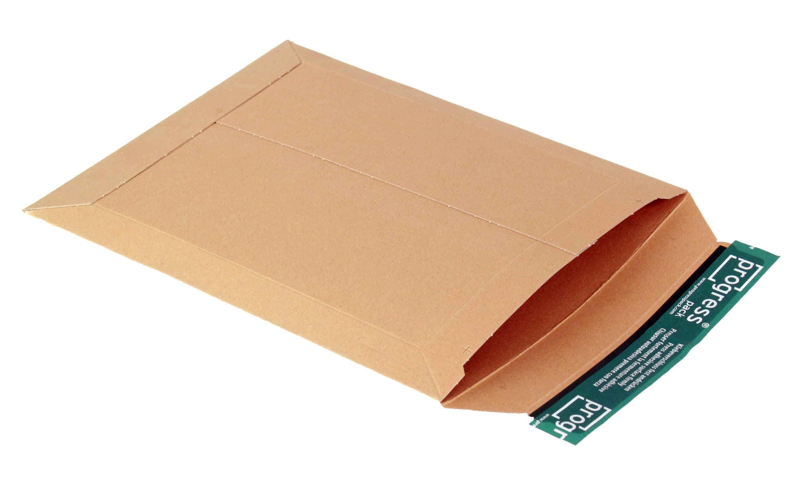 progressPaCK PP V04,03 Corrugated Cardboard DIN A4 235 x 308 x up to 30 MM Pack of 25 Brown