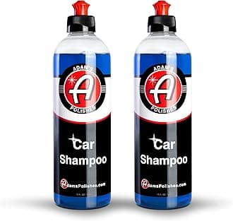 Adam's Car Shampoo 16oz, 2pk - pH Best Biodegradable Car Wash Soap for Foam Cannon, Spray Gun or Bucket - High Foam, Scratch-Free Auto Detailing for Cars, Trucks, RVs & Motorcycles