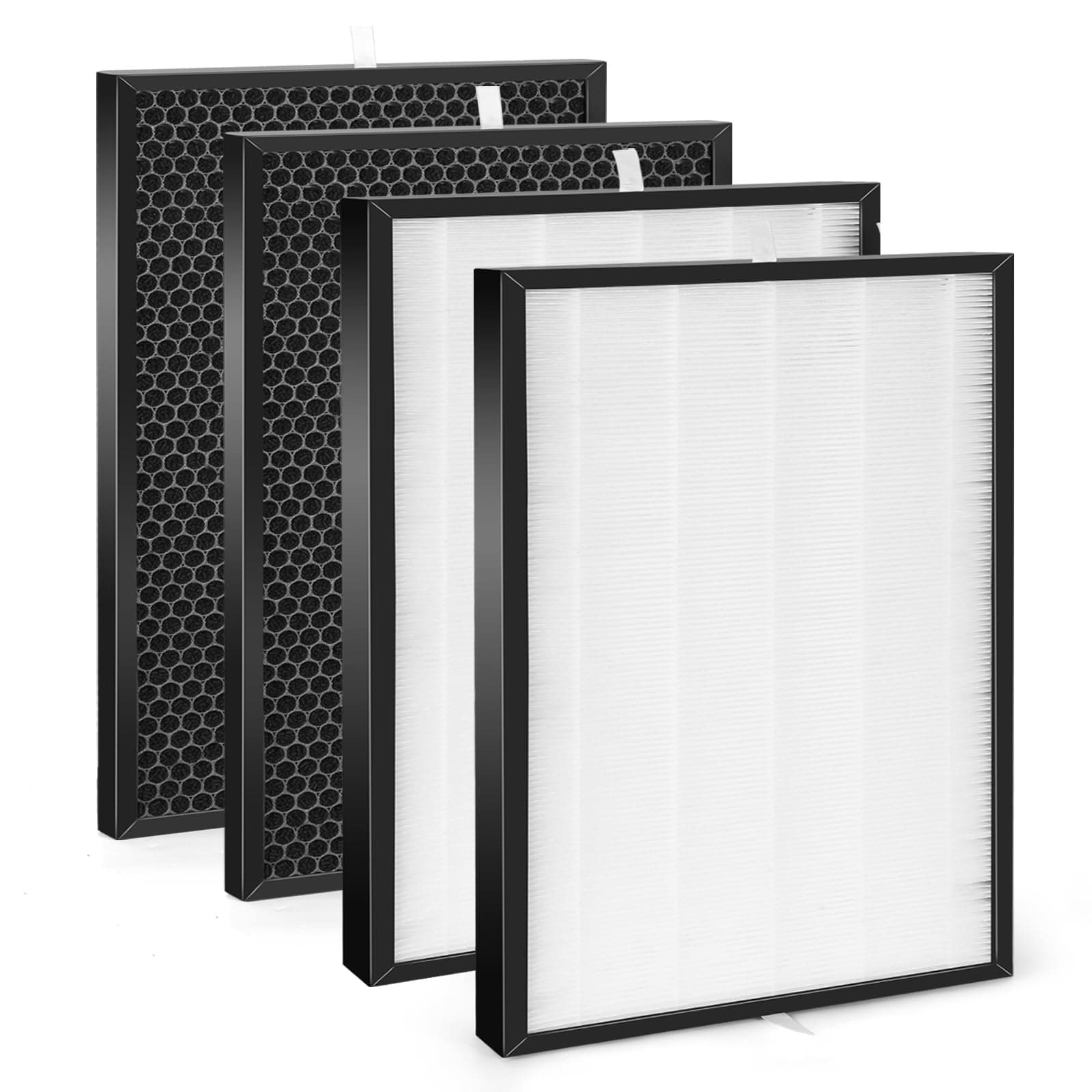 FY1413 Replacement Filter-FY1410 Replacement Filter is Combined by Active Carbon Material，Compatible with Philips 1000/1000i Air Purifier,Replace AC1212/1213/1215/1216 Filter (fy1410 2+2)