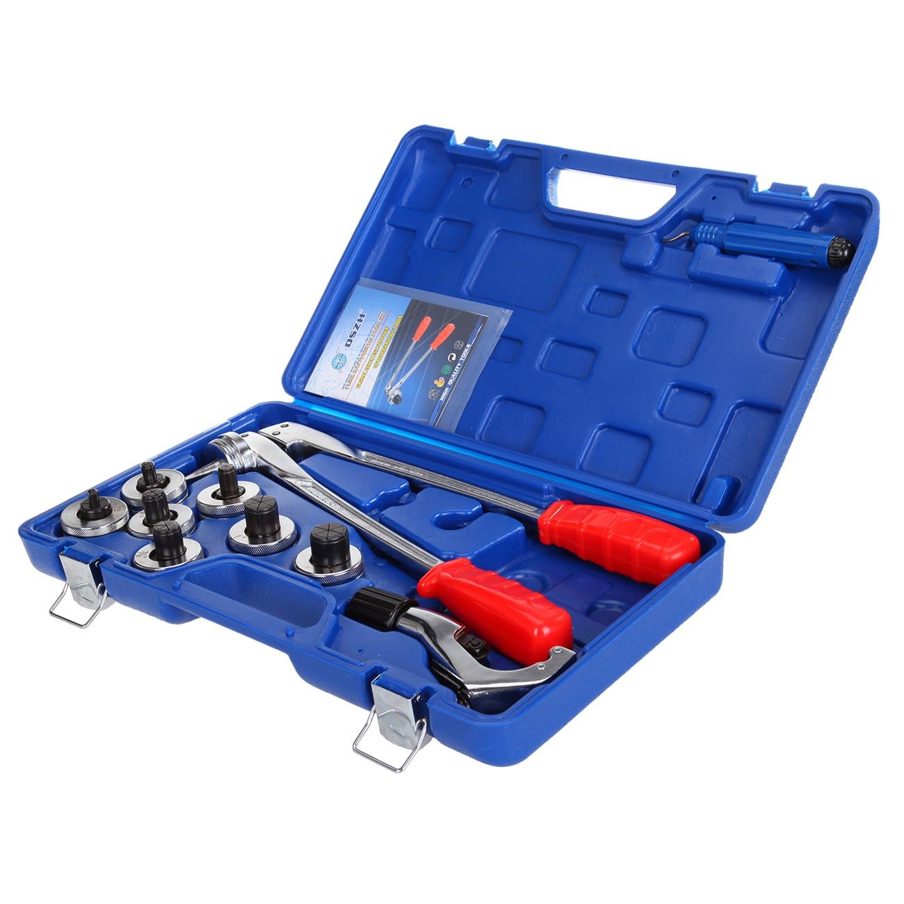 PanelTech 1/4" 1-5/8" 7-Head Tube Expander Plumbing Pipe Copper Air Conditioning Tools Kit