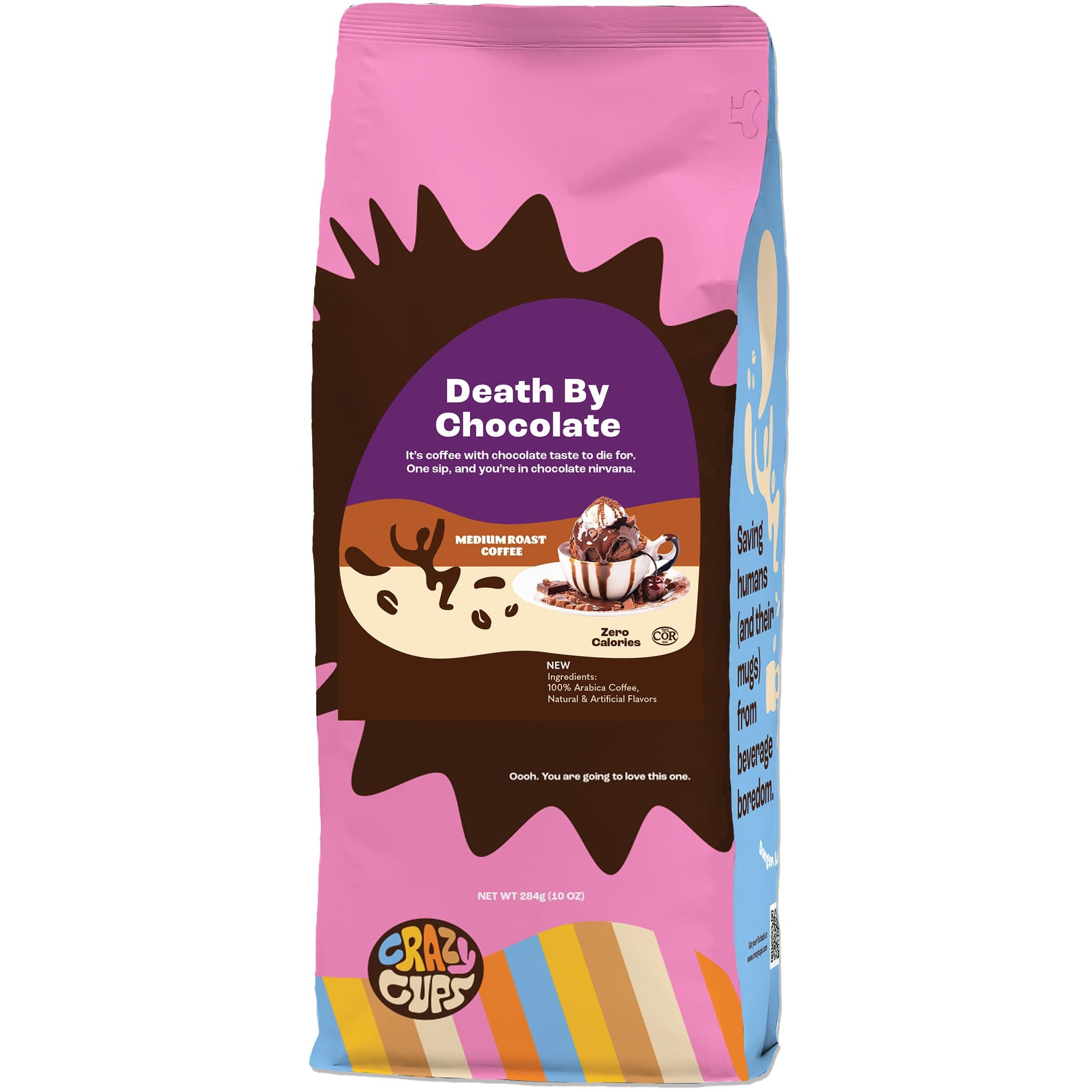Crazy Cups Death By Chocolate 10 Oz