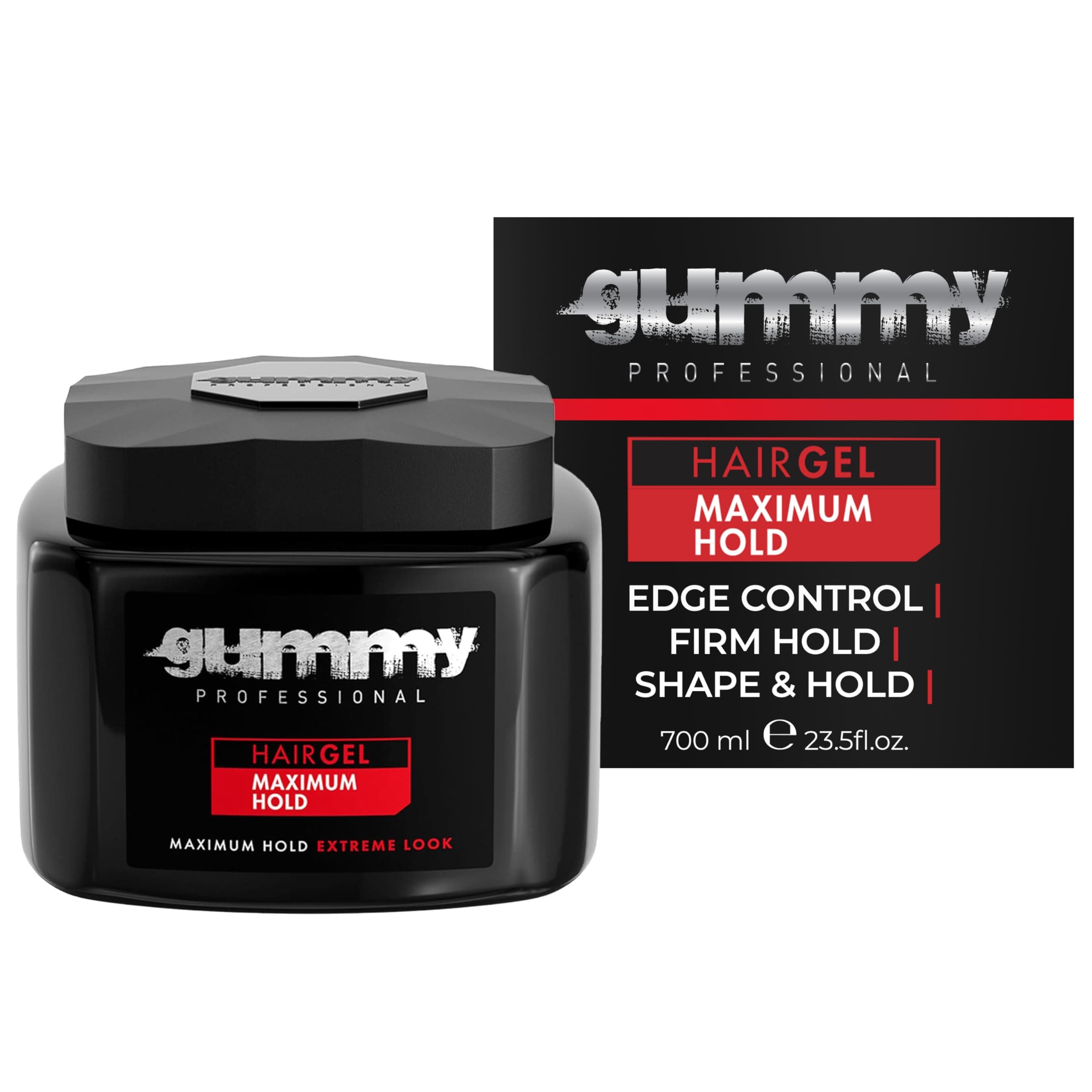 Gummy Hair Gel 700 ml Maximum Hold