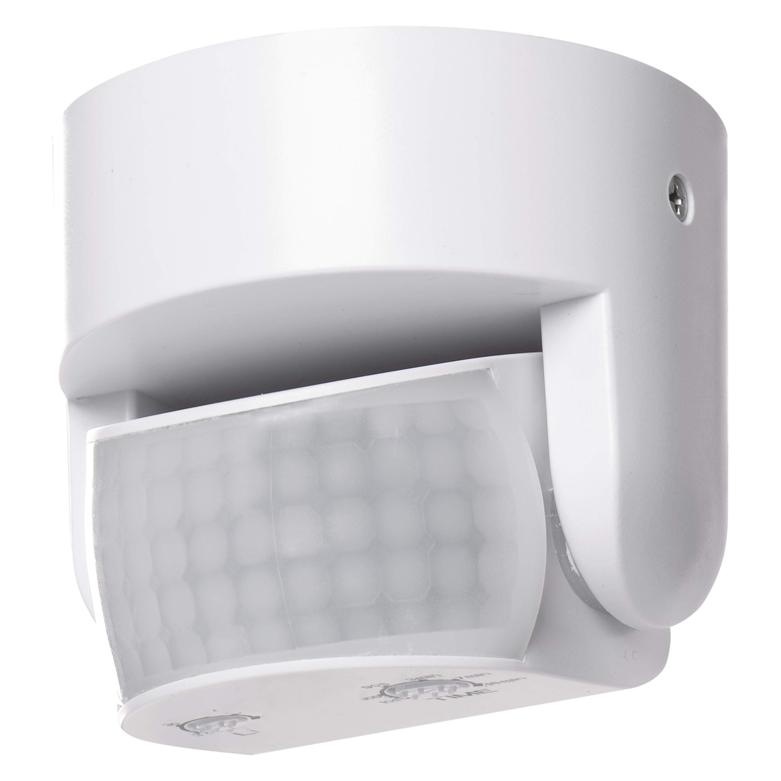 EMOS - Infrared motion detector waterproof - Range 12 m - Sensitivity 3-2000 Lux - Detection angle 180° - Switching duration 10 sec to 15 min - 230 V for surface mounting - for indoor and outdoor use