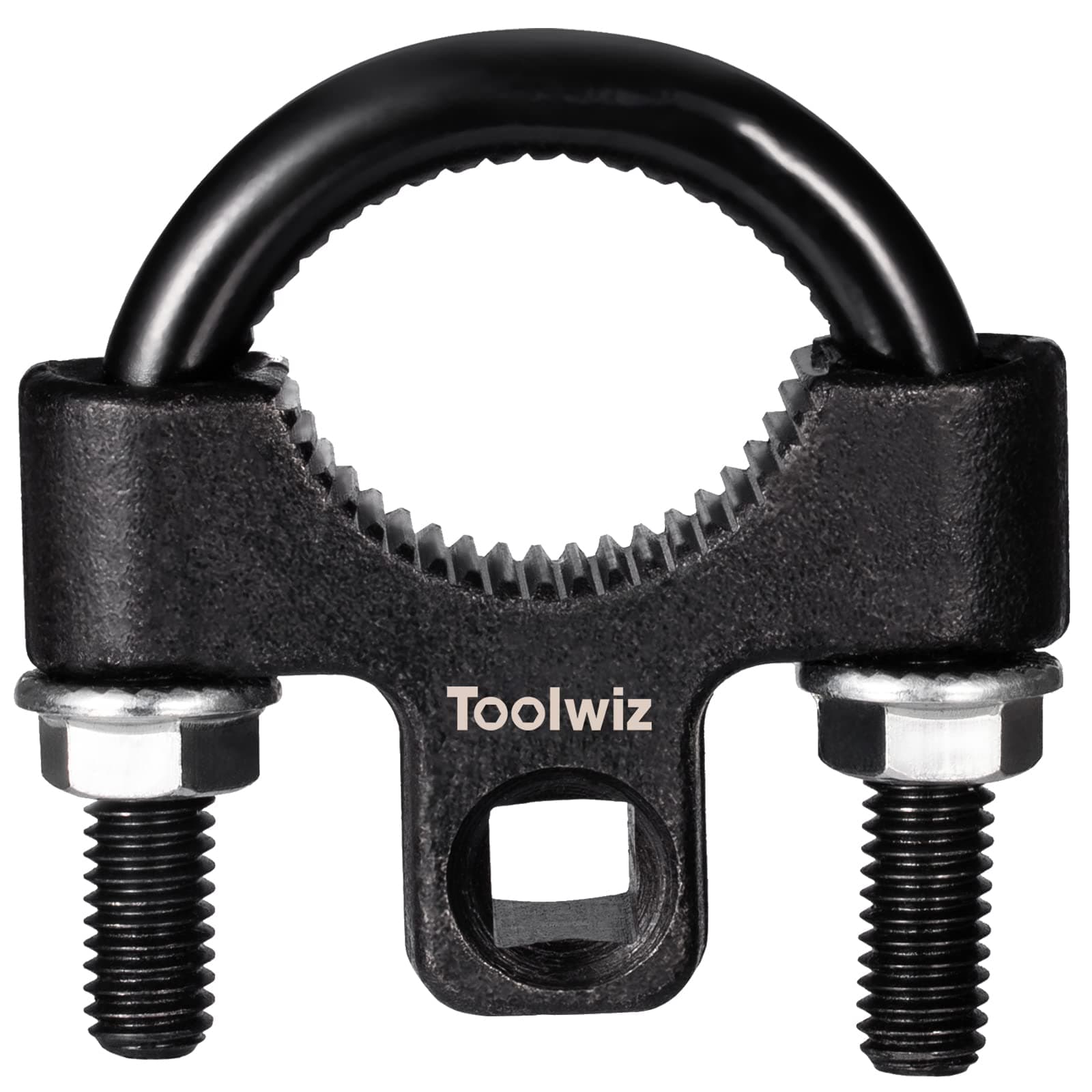 Toolwiz Inner Tie Rod Removal Tool - 3/8” inch Universal Low Profile Tool 30-42mm with Non-Slip Teeth for Easy Inner Rod Removal and Installation, U-Wrench for Car Truck Vehicle Automotive Repair