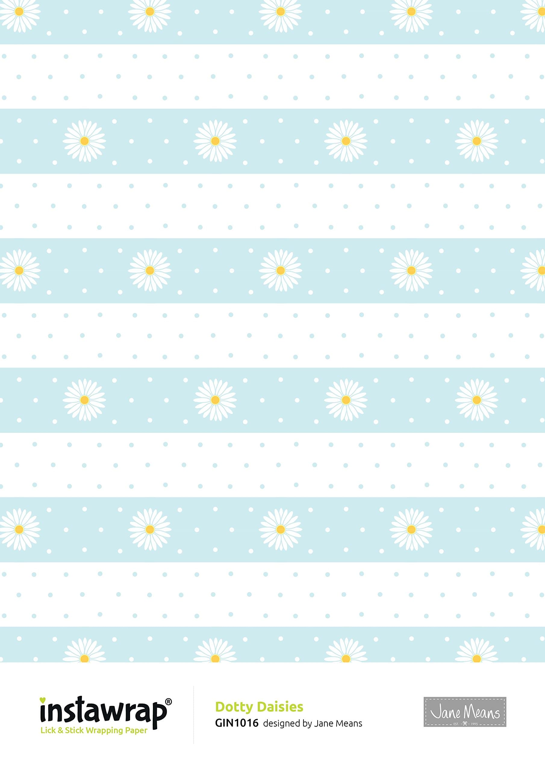 InstawrapLick & Stick"Dotty Daisies" Wrapping Paper
