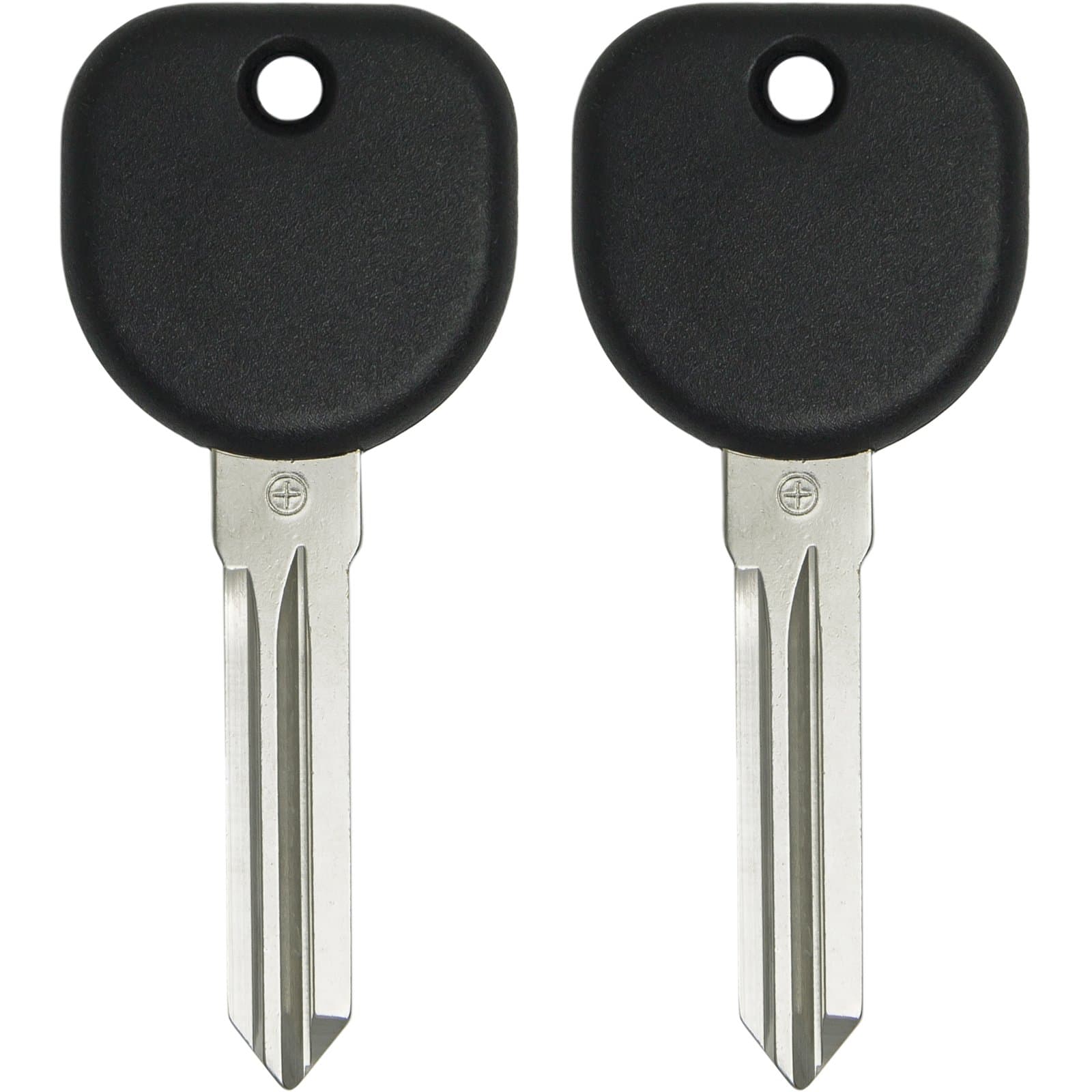 Keyless2Go Replacement for Uncut Transponder Ignition Car Key Circle Plus B111 (2 Pack)
