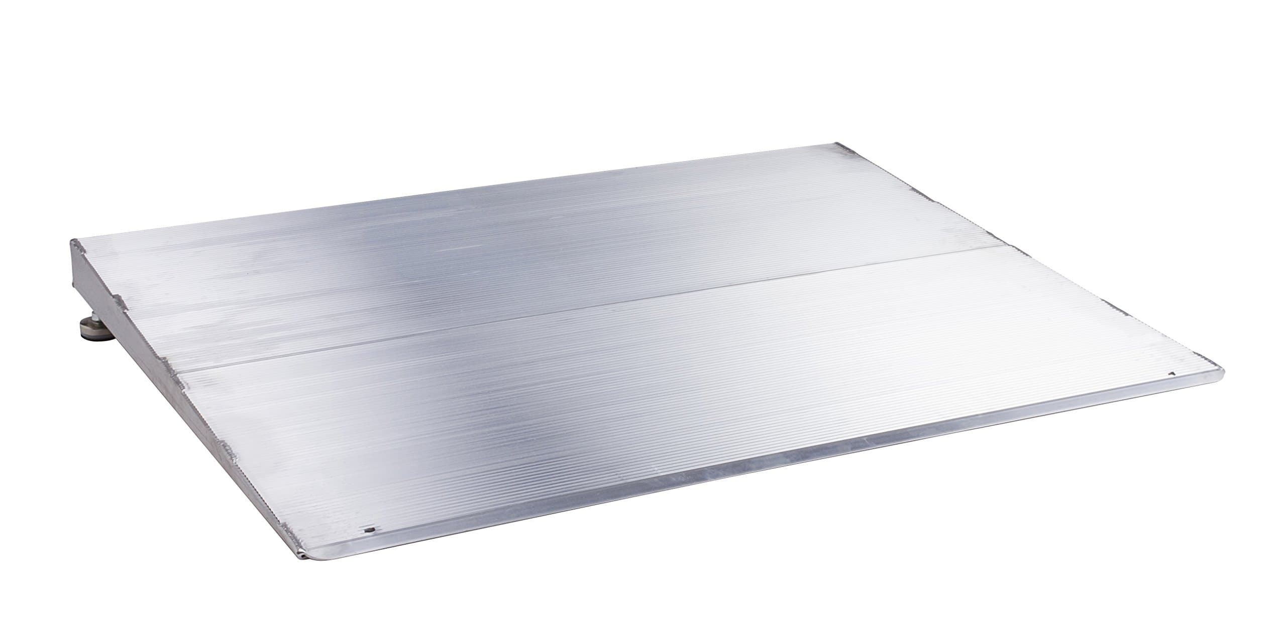 Elev8 Prairie View Industries ATH2436 Adjustable Threshold Ramp, 24 In X 36 In, 15 Pound, Plain Aluminum, 24" L x 36" W 2-3 1/2" Rise
