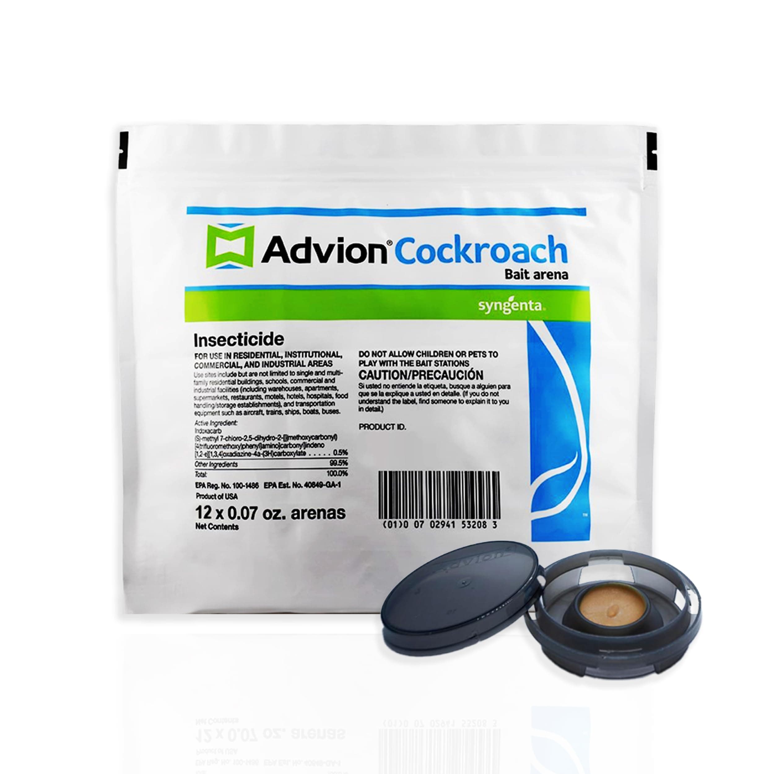 Syngenta advion Control Roach Bait Stations 60 Stations 765166, Pack of 1