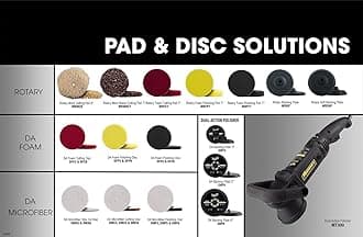 Meguiar's DFF6 6 Inch DA Foam Finishing Disc Black