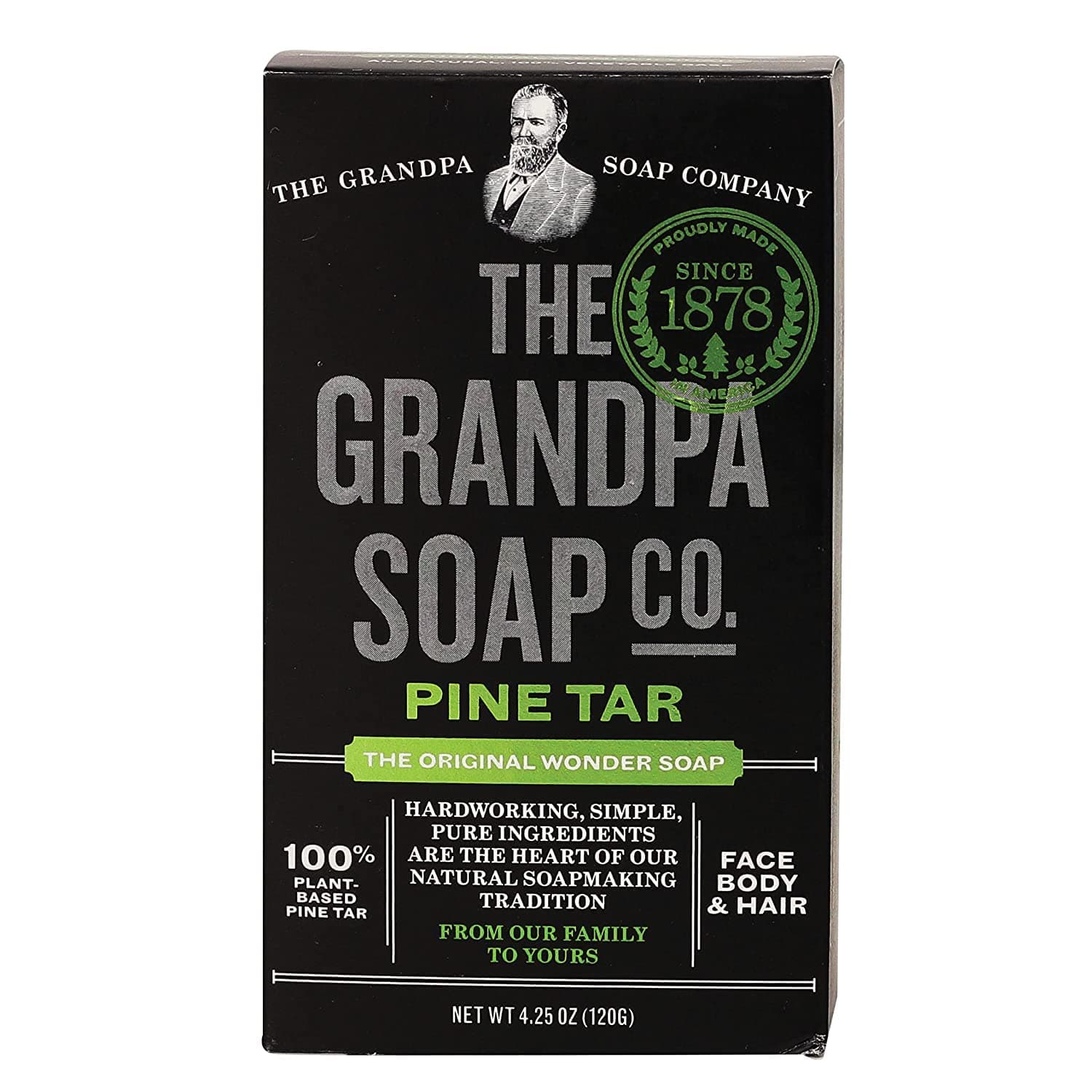 Soap Pine Tar 4.25 oz (Pack of 4)