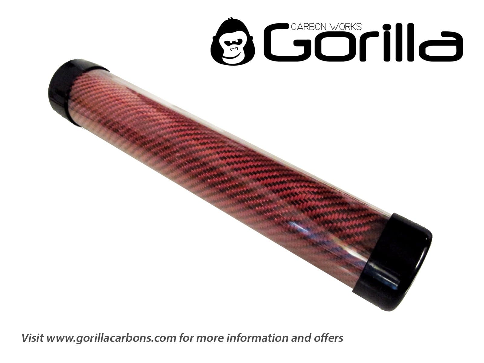 3'x1' Red Carbon-kevlar Cloth