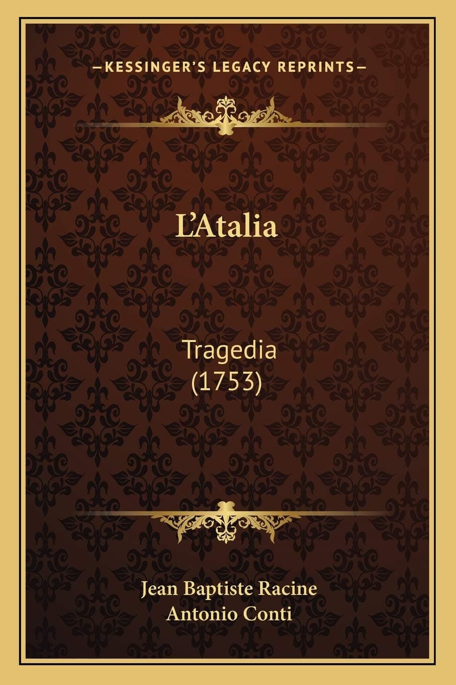 L'Atalia: Tragedia (1753)