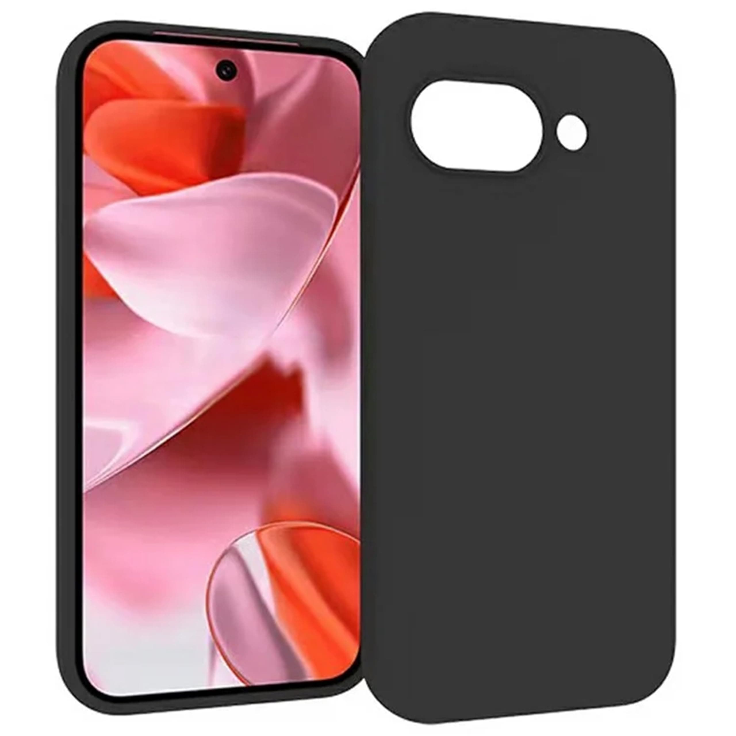 VickCases Back Cover for Google Pixel 9A – Shockproof, Slim Fit, Matte Finish, Durable Protective Mobile Case, Precise Cutouts for Camera & Ports, Black (10126)