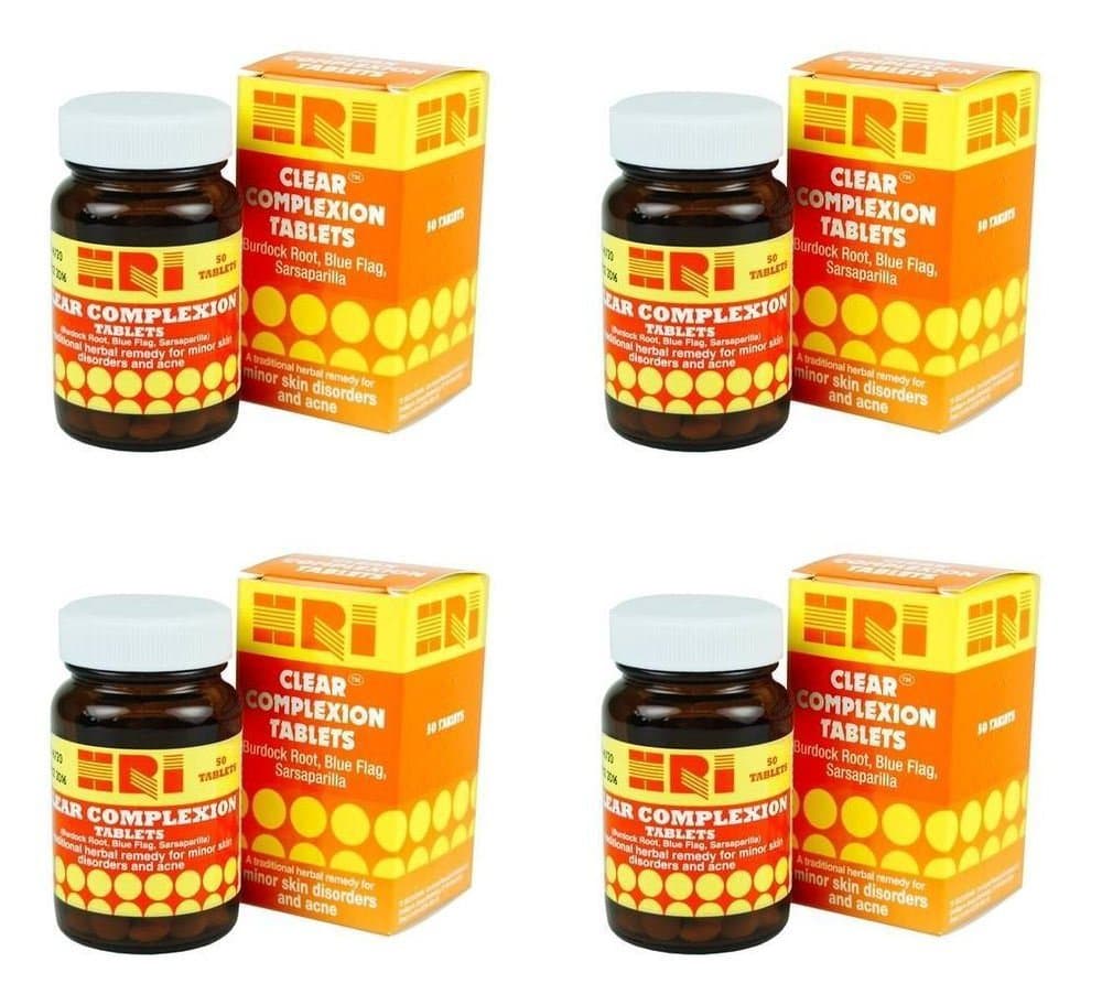 (4 PACK) - Hri Clear Complexion Tablets | 60s | 4 PACK - SUPER SAVER - SAVE MONEY