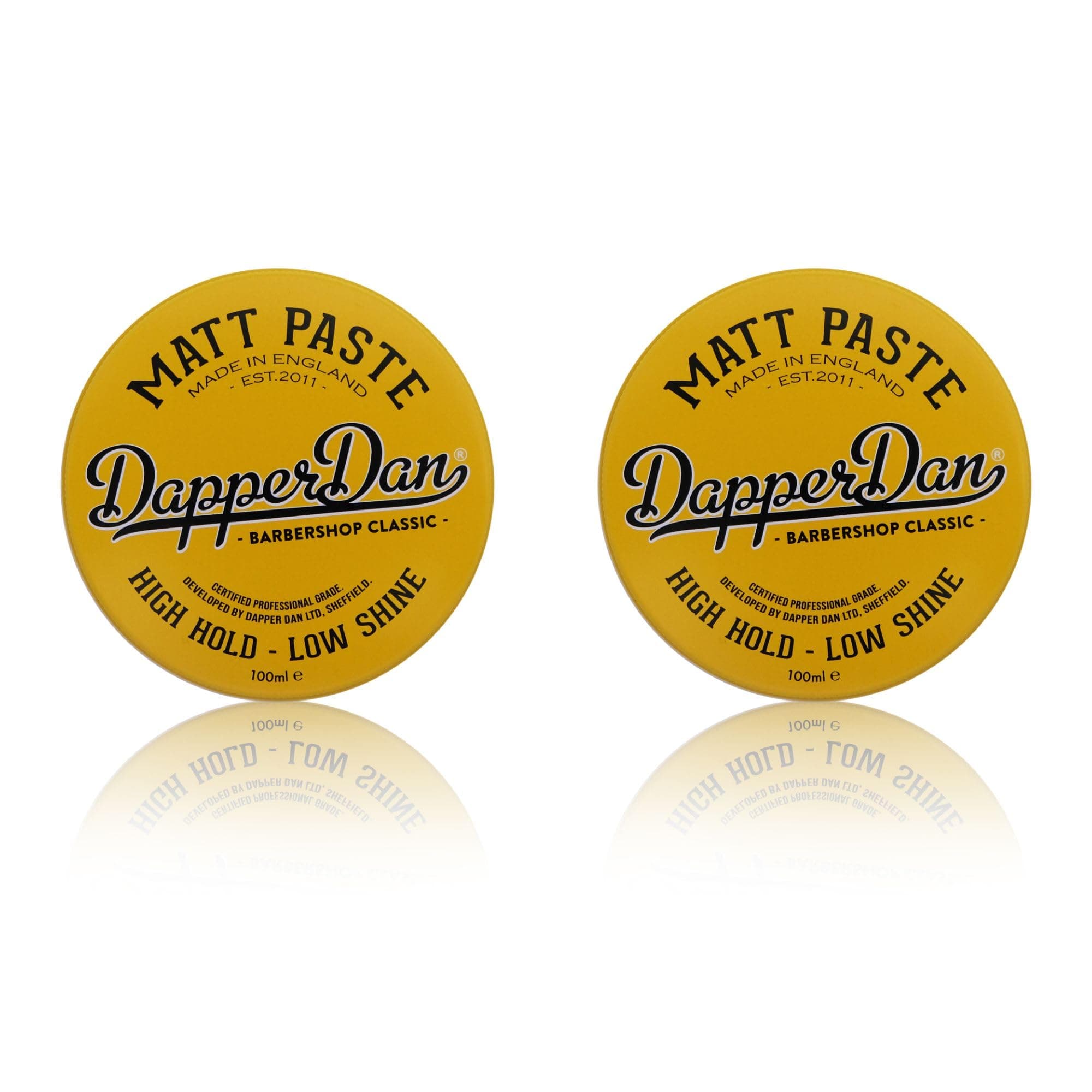 Matt Paste, High Hold Low Shine Hair Paste for Men, Versatile Hair Product with Flexible Hold for All Styles, Vintage Cologne Fragrance, 2 x 3.38 fl oz