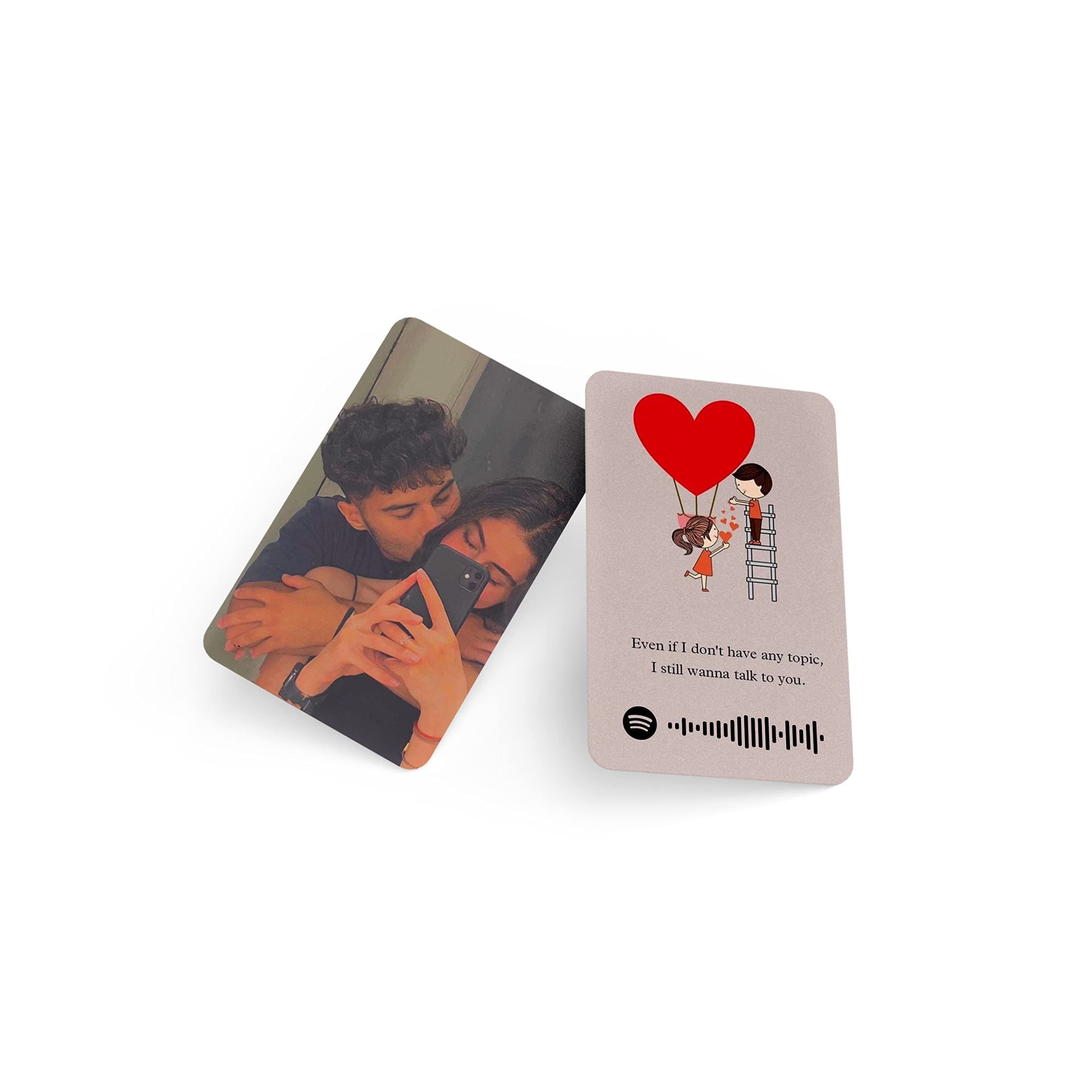 Upload Spotify Photo Wallet Card