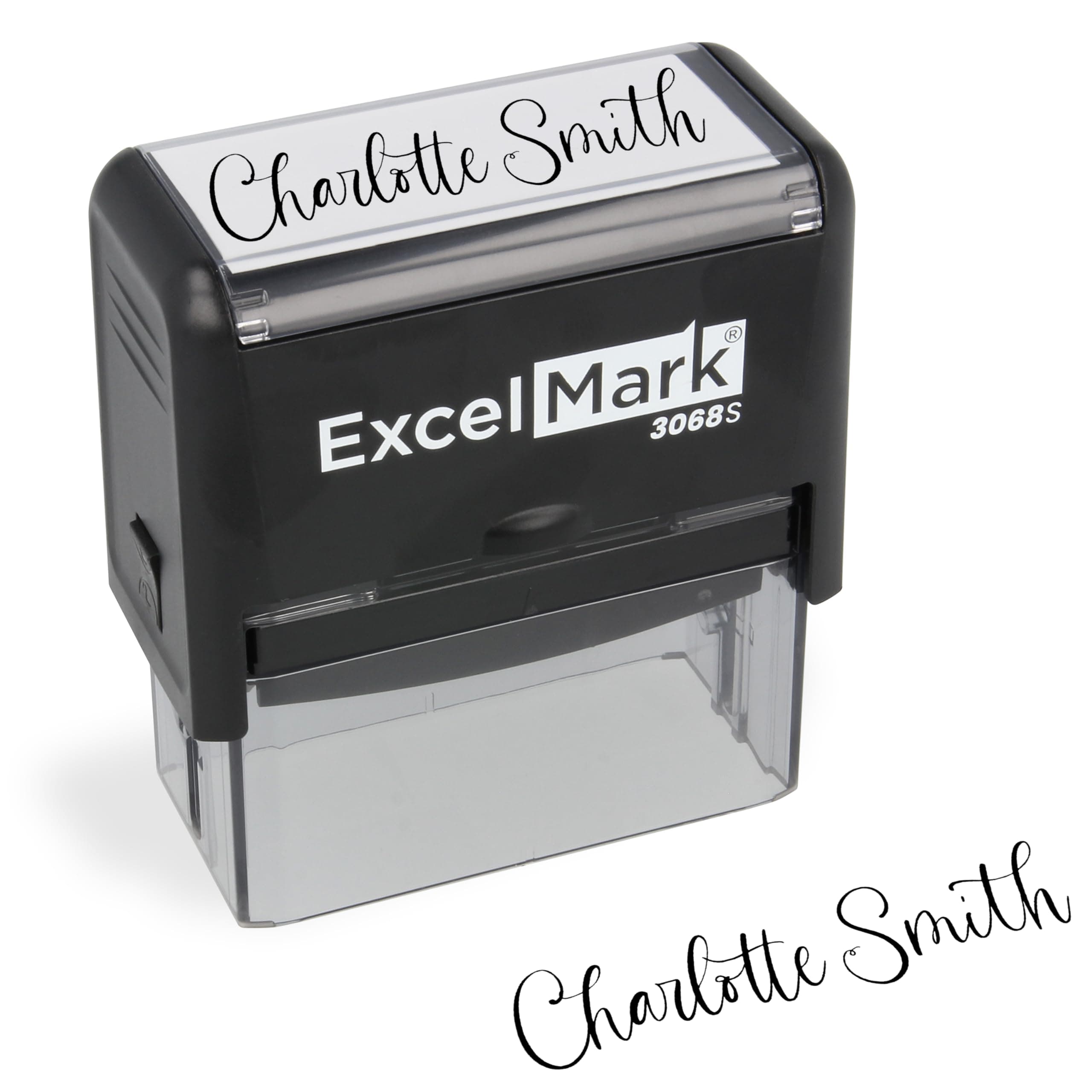 ExcelMark Custom Signature Stamp - Self Inking - Extra Large