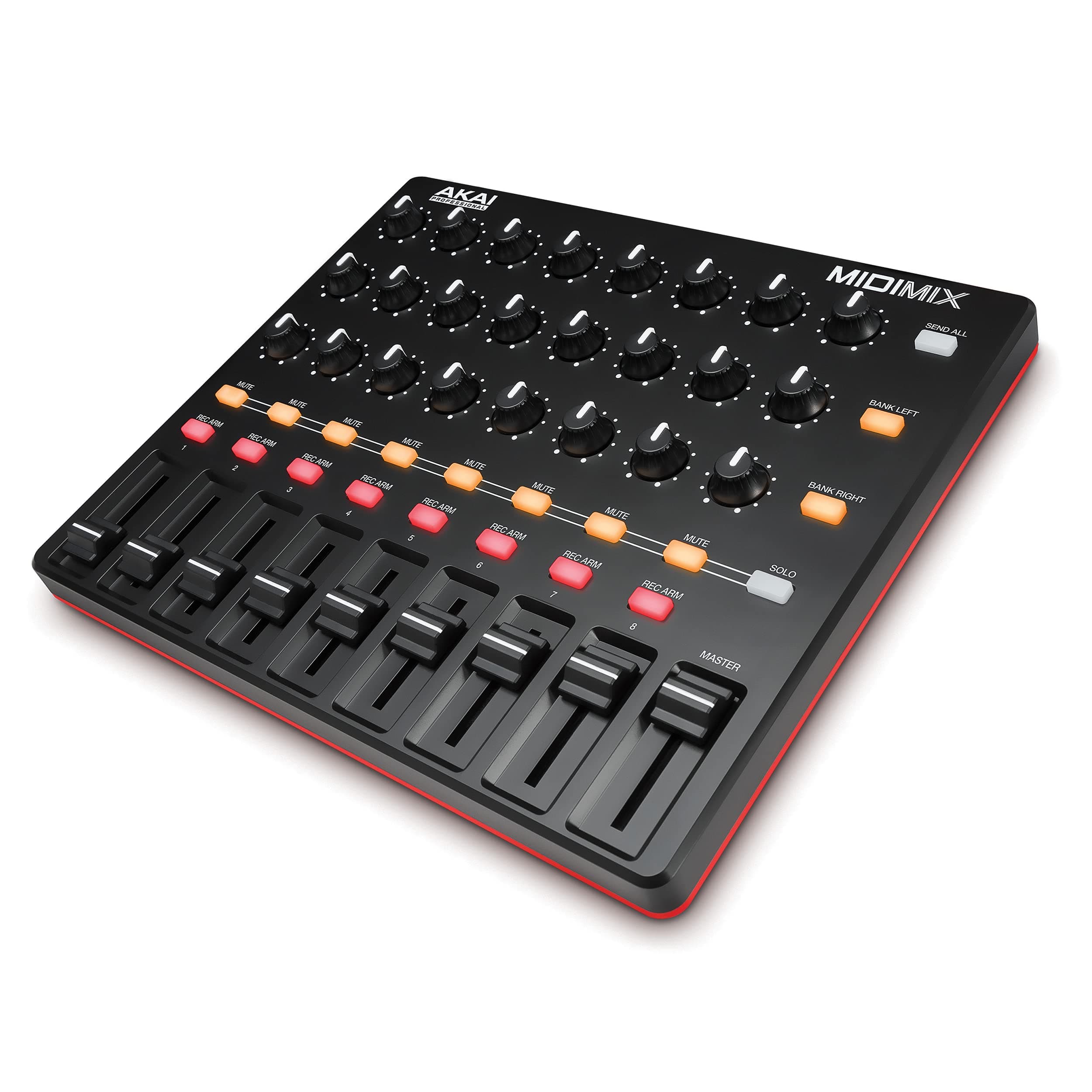 Akai Professional MIDImix | High-Performance Portable USB Mixer/DAW Controller (24 knobs / 16 buttons / 8 line faders)
