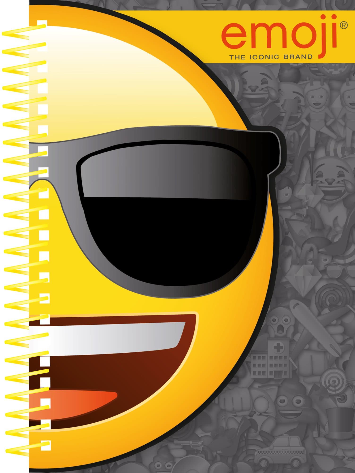 Emoji A5 Spiral Bound Notebook Notepad School Home Journal